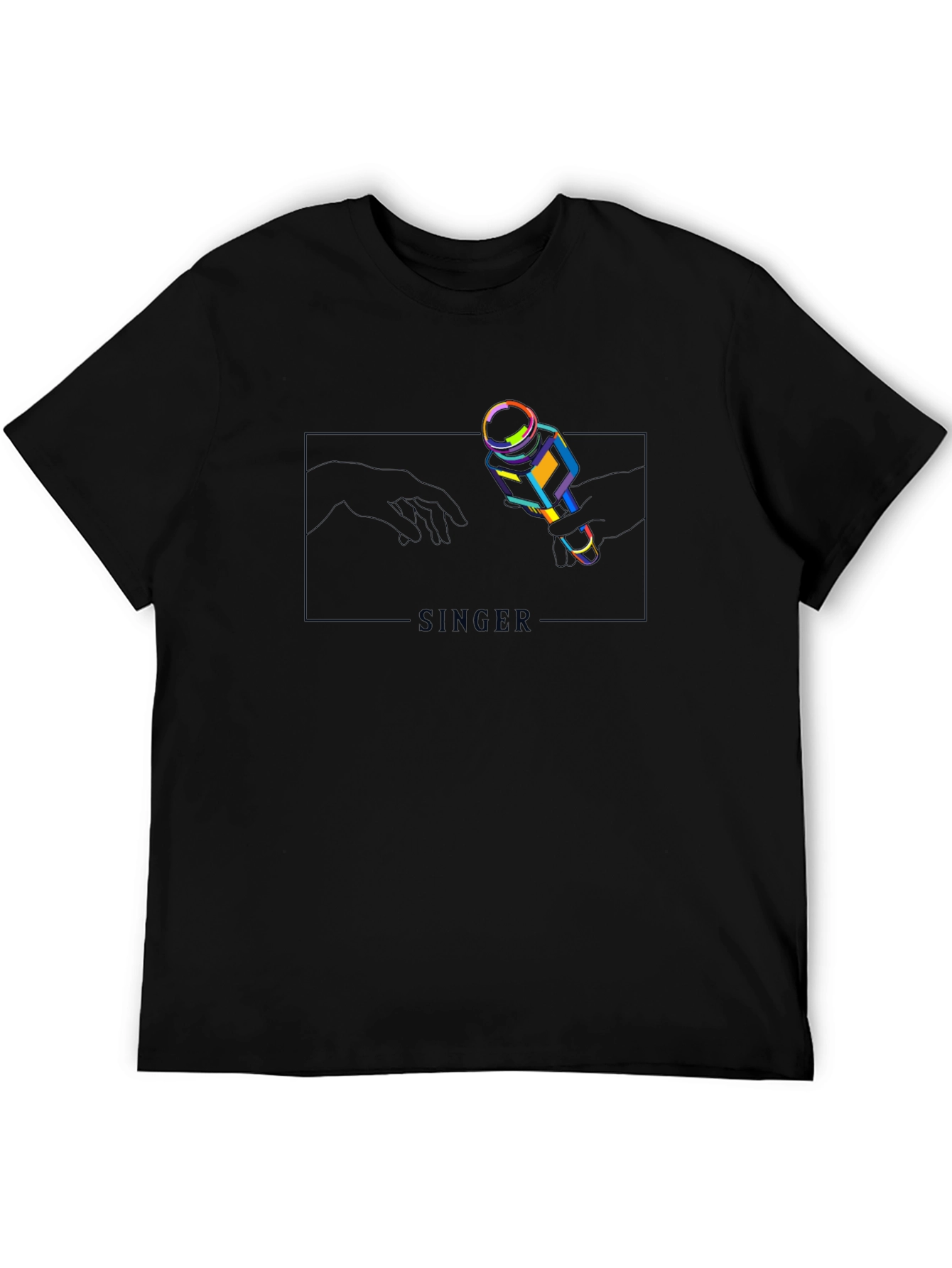 Singer Microphone Graphic T-Shirt