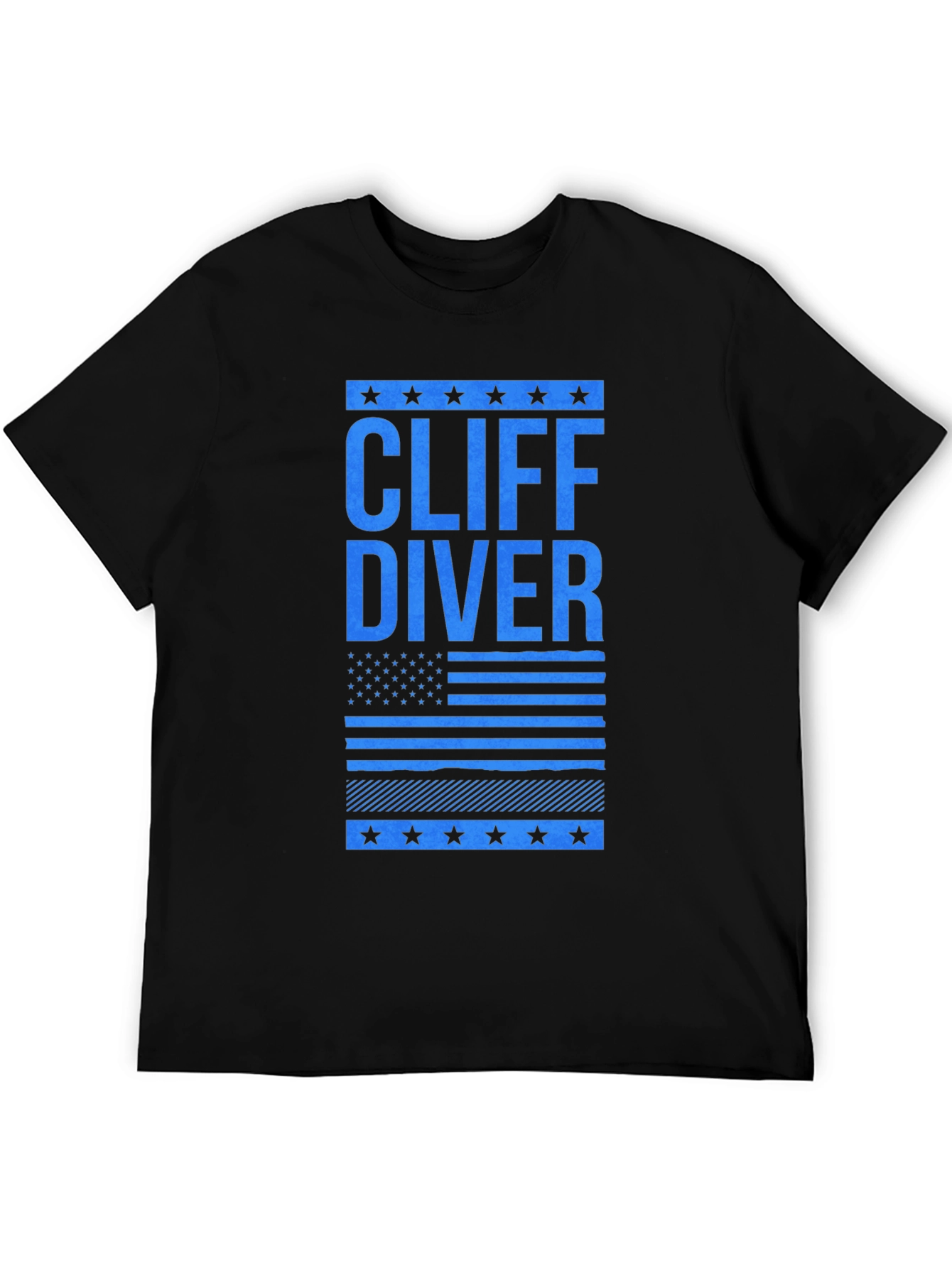 Cliff Diver Graphic Tee - Patriotic Design