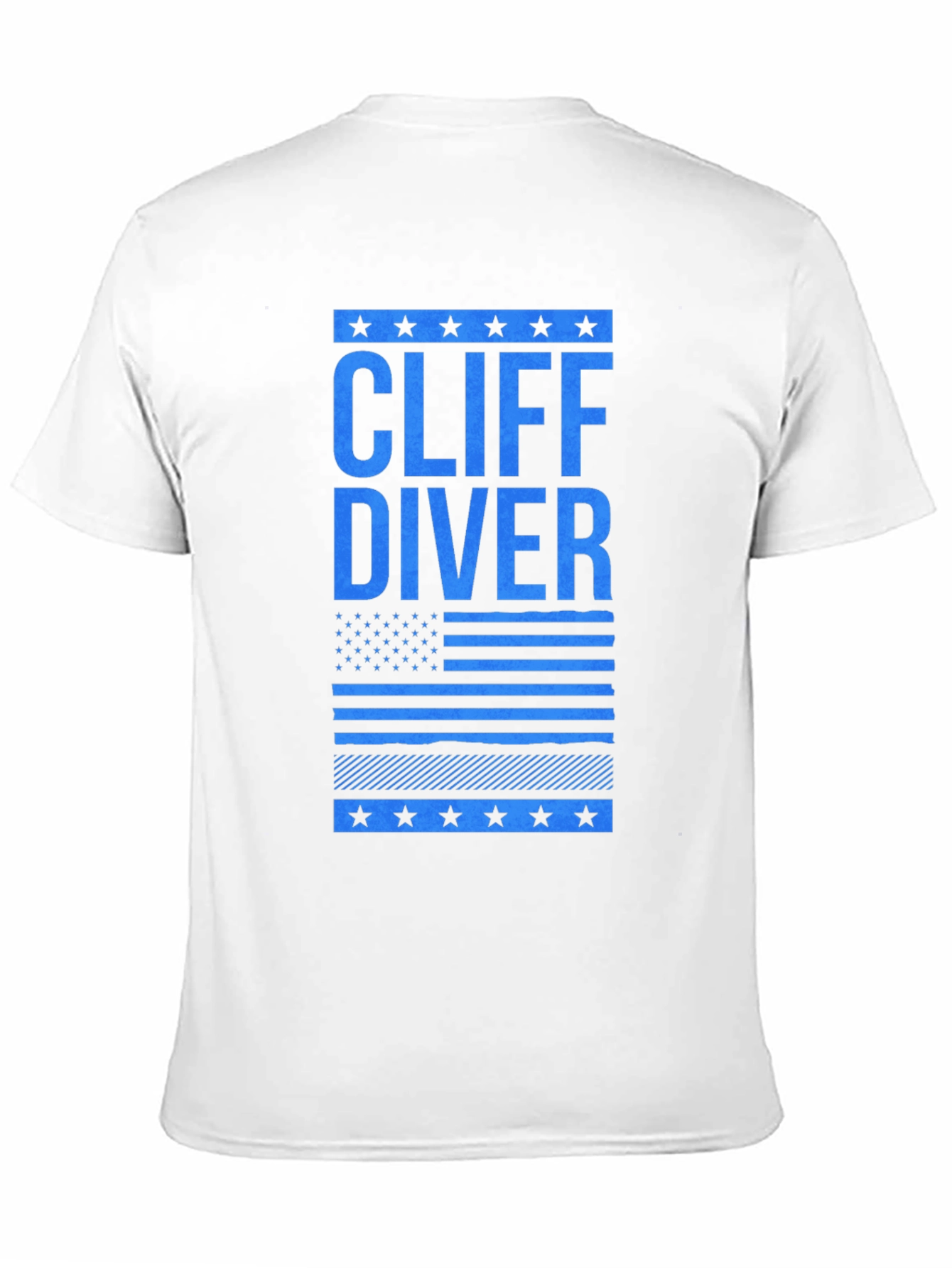 Cliff Diver Graphic Tee - Patriotic Design