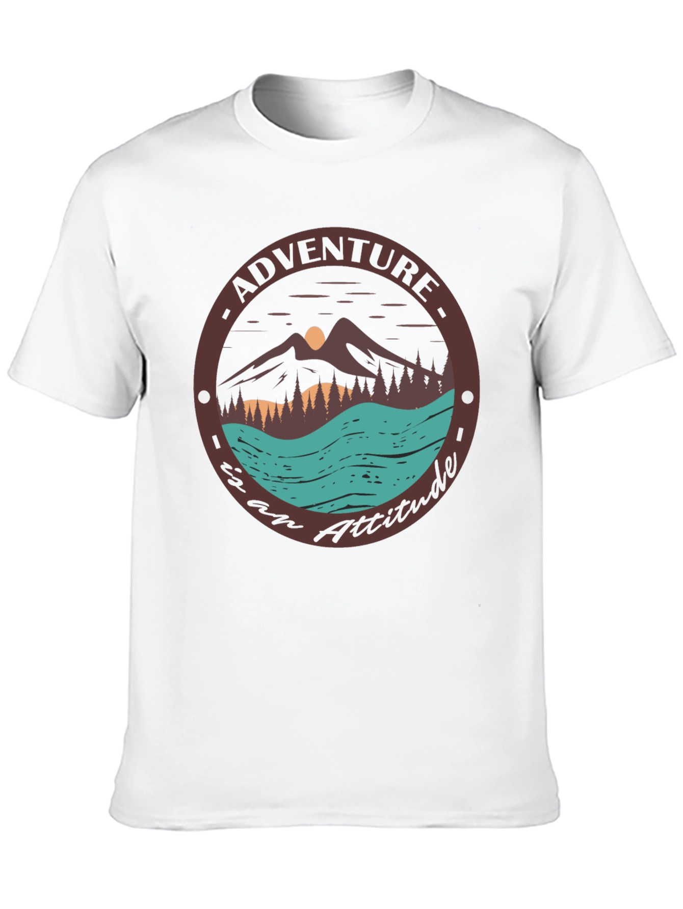 Adventure Attitude Graphic Tee - Soft Cotton Shirt