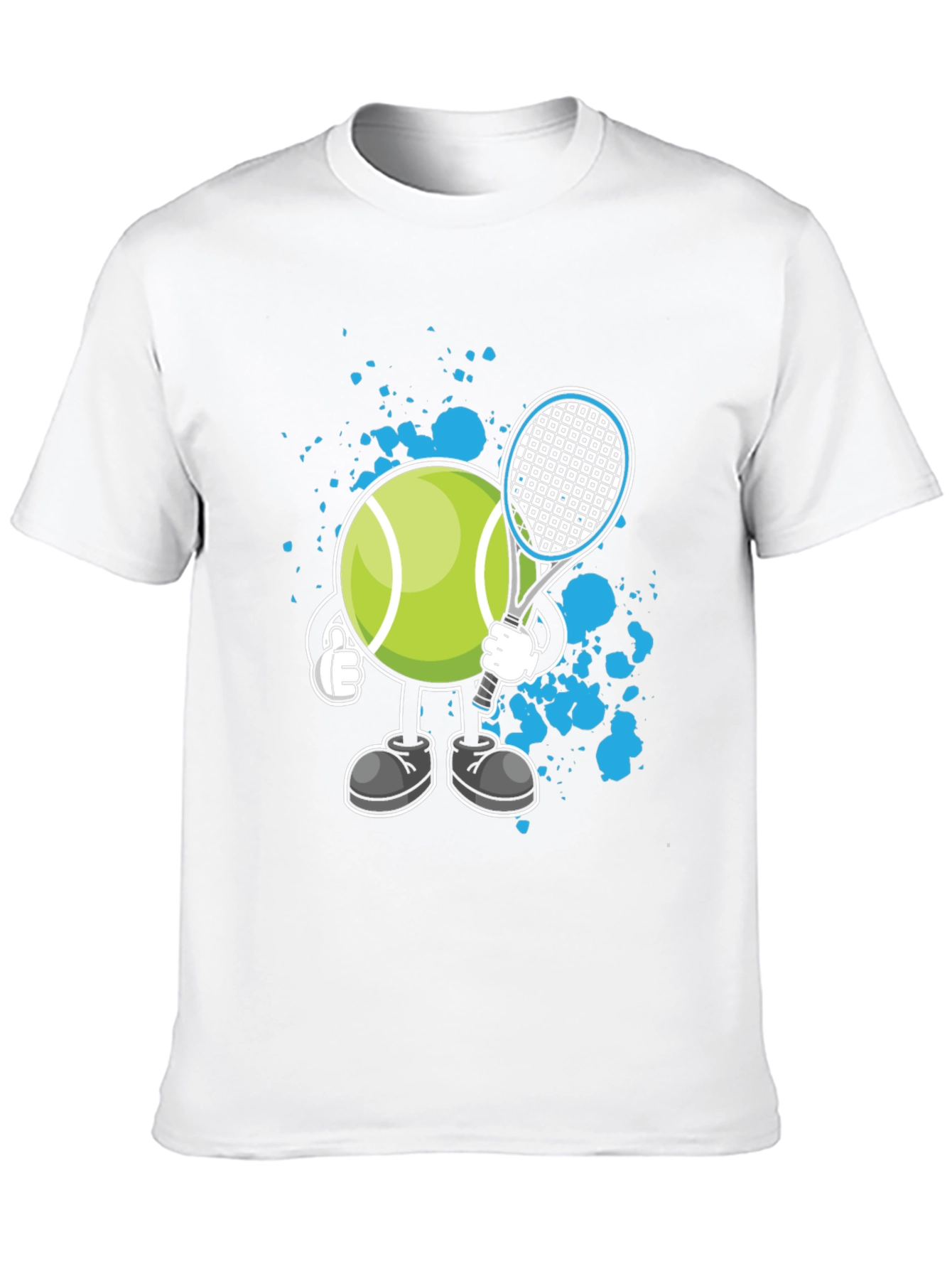 Tennis Ball Cartoon T-Shirt