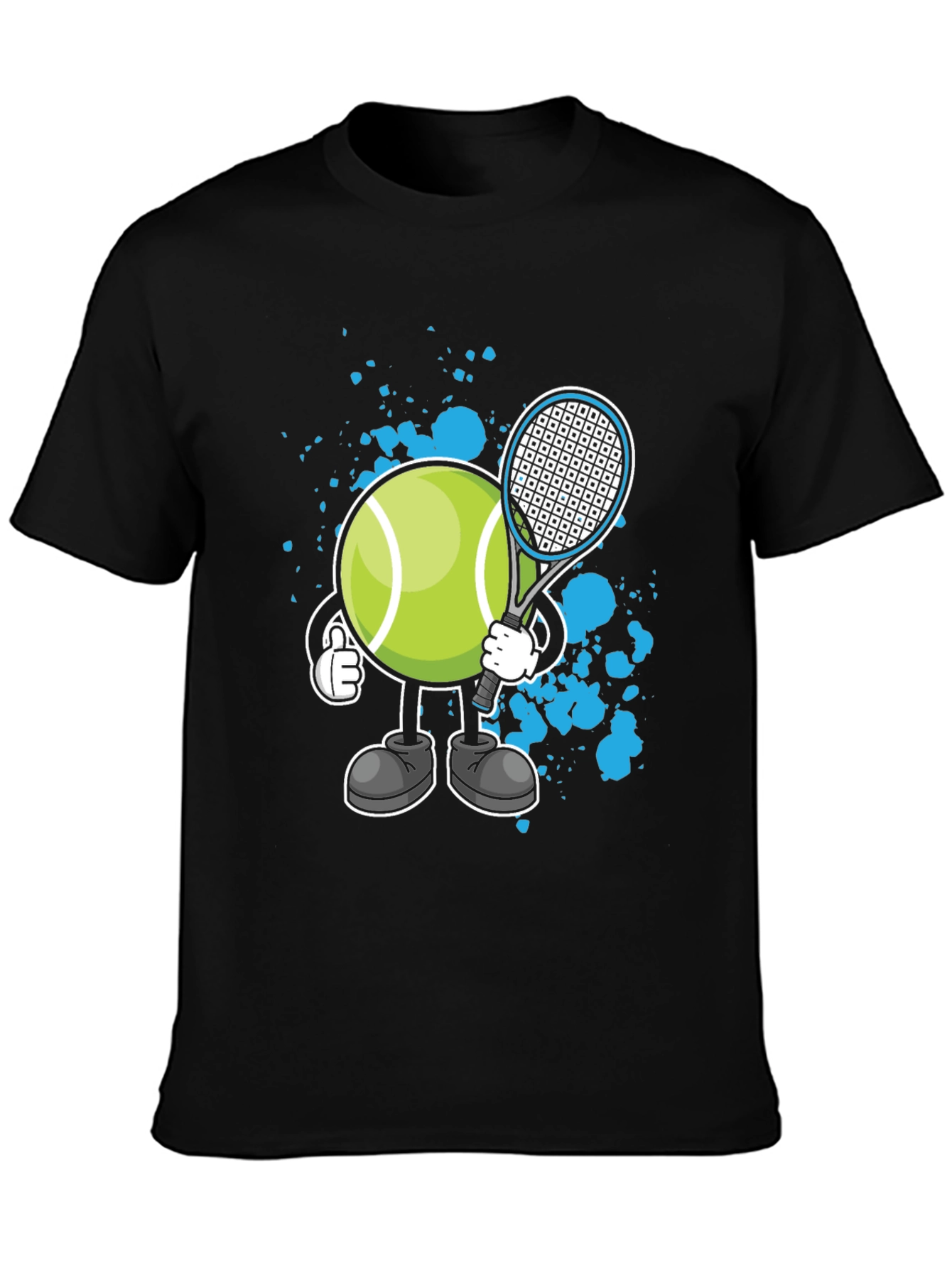 Tennis Ball Cartoon T-Shirt