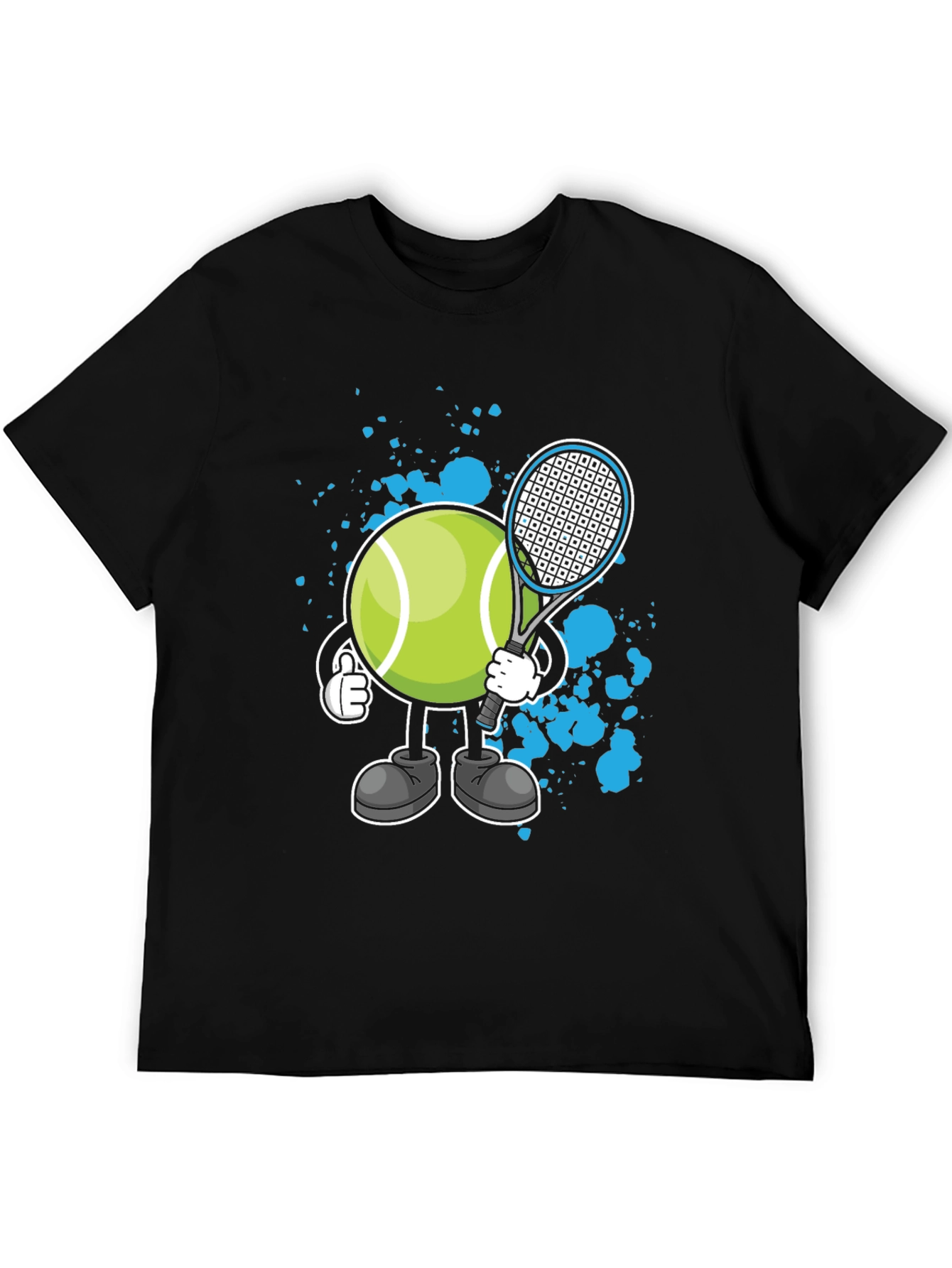 Tennis Ball Cartoon T-Shirt
