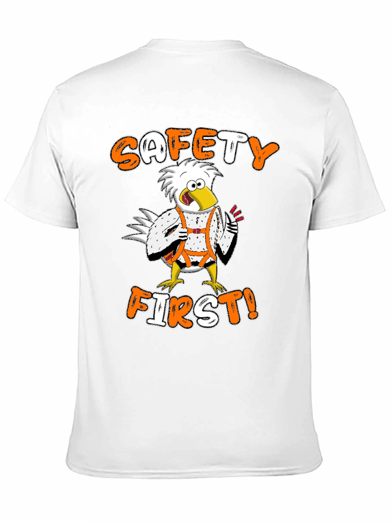 Safety First T-Shirt - Bird in Harness