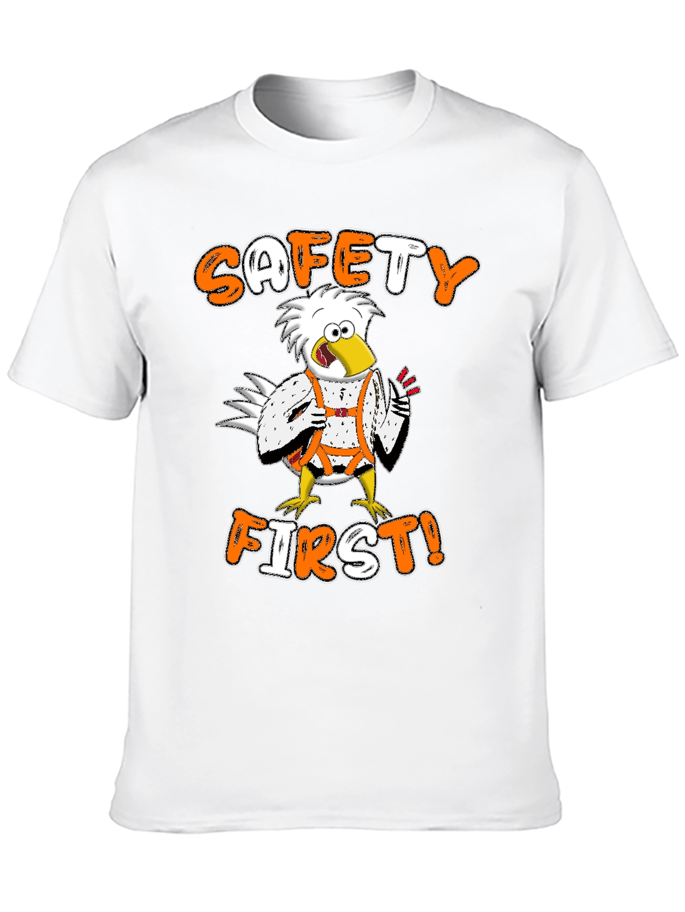 Safety First T-Shirt - Bird in Harness