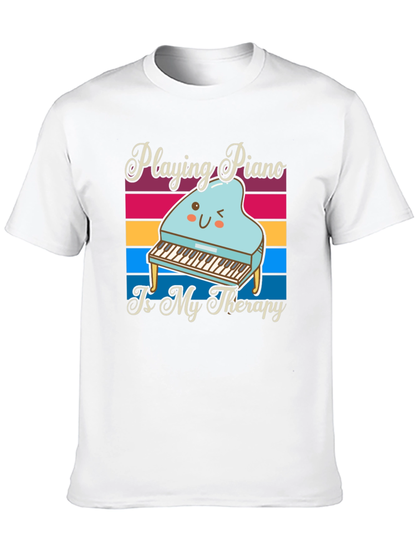 Playing Piano is My Therapy T-Shirt
