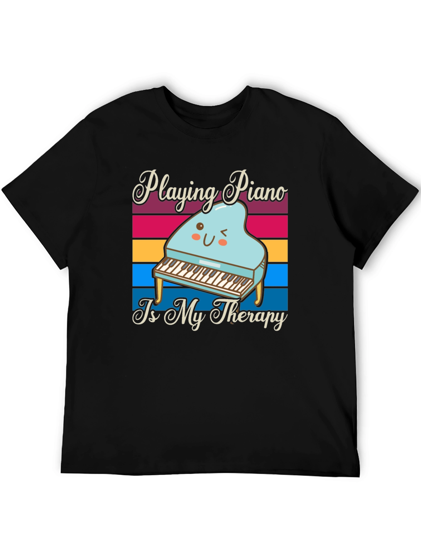 Playing Piano is My Therapy T-Shirt