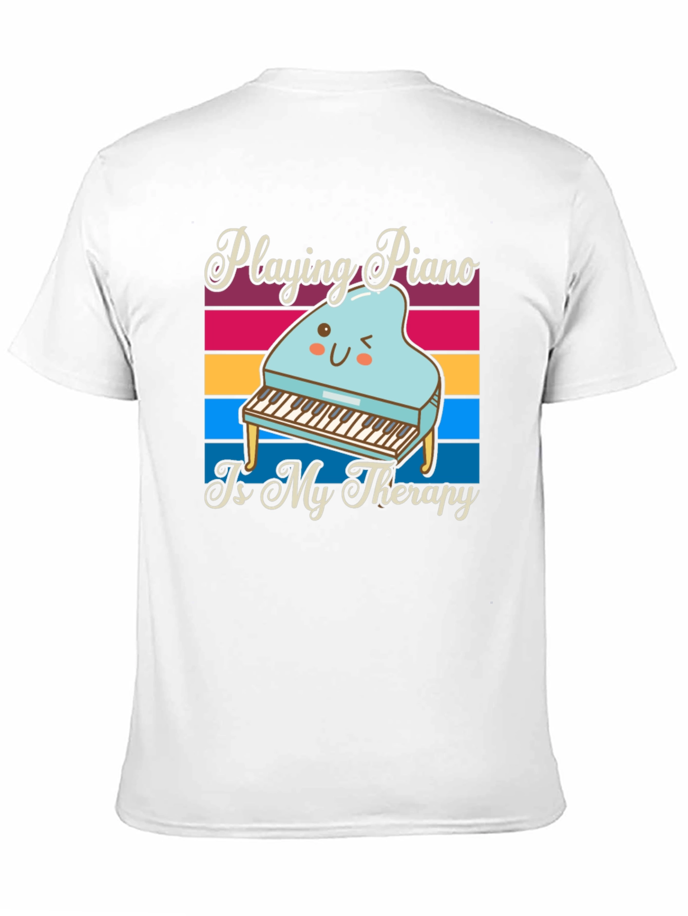 Playing Piano is My Therapy T-Shirt