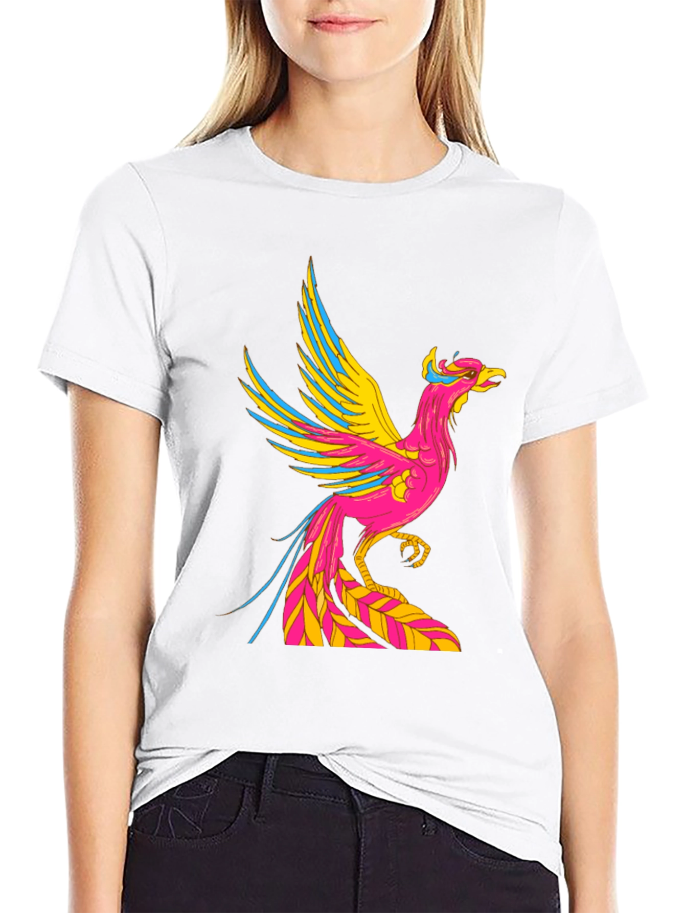 Phoenix Graphic Black T-Shirt