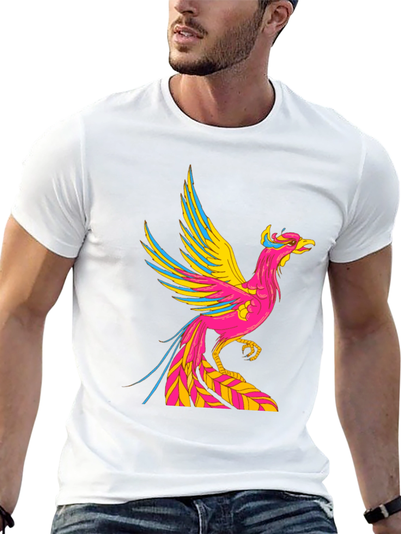 Phoenix Graphic Black T-Shirt