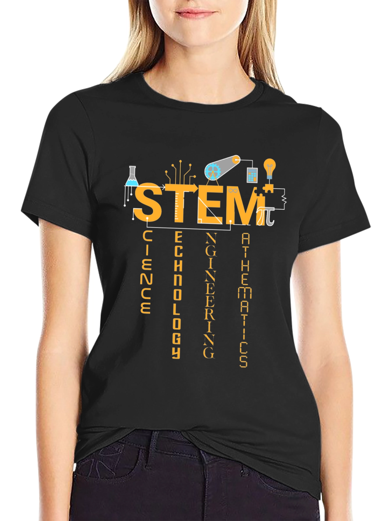 STEM Science T-Shirt - Technology Engineering Mathematics