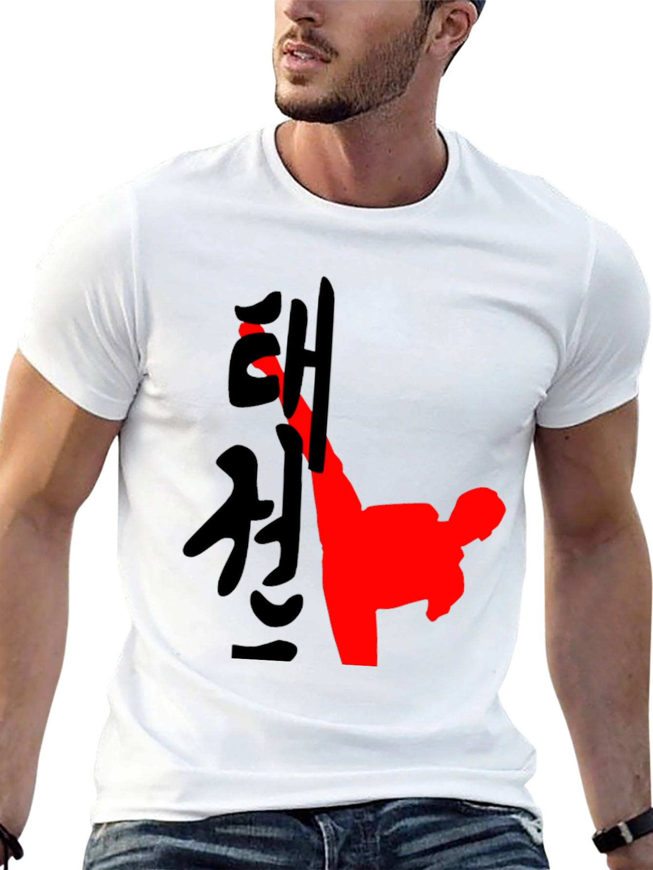 Taekwondo Kick Graphic T-Shirt - Martial Arts