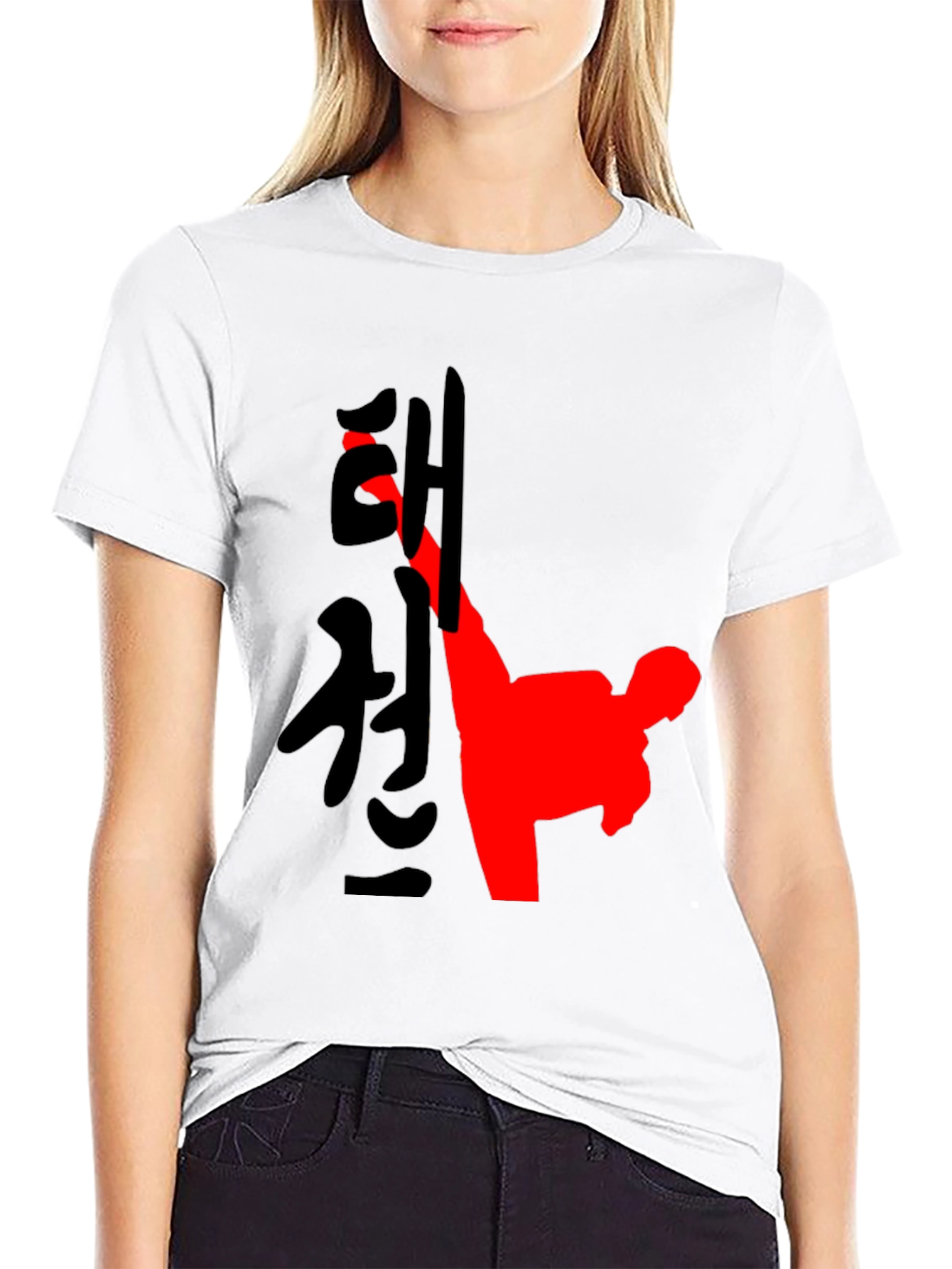 Taekwondo Kick Graphic T-Shirt - Martial Arts