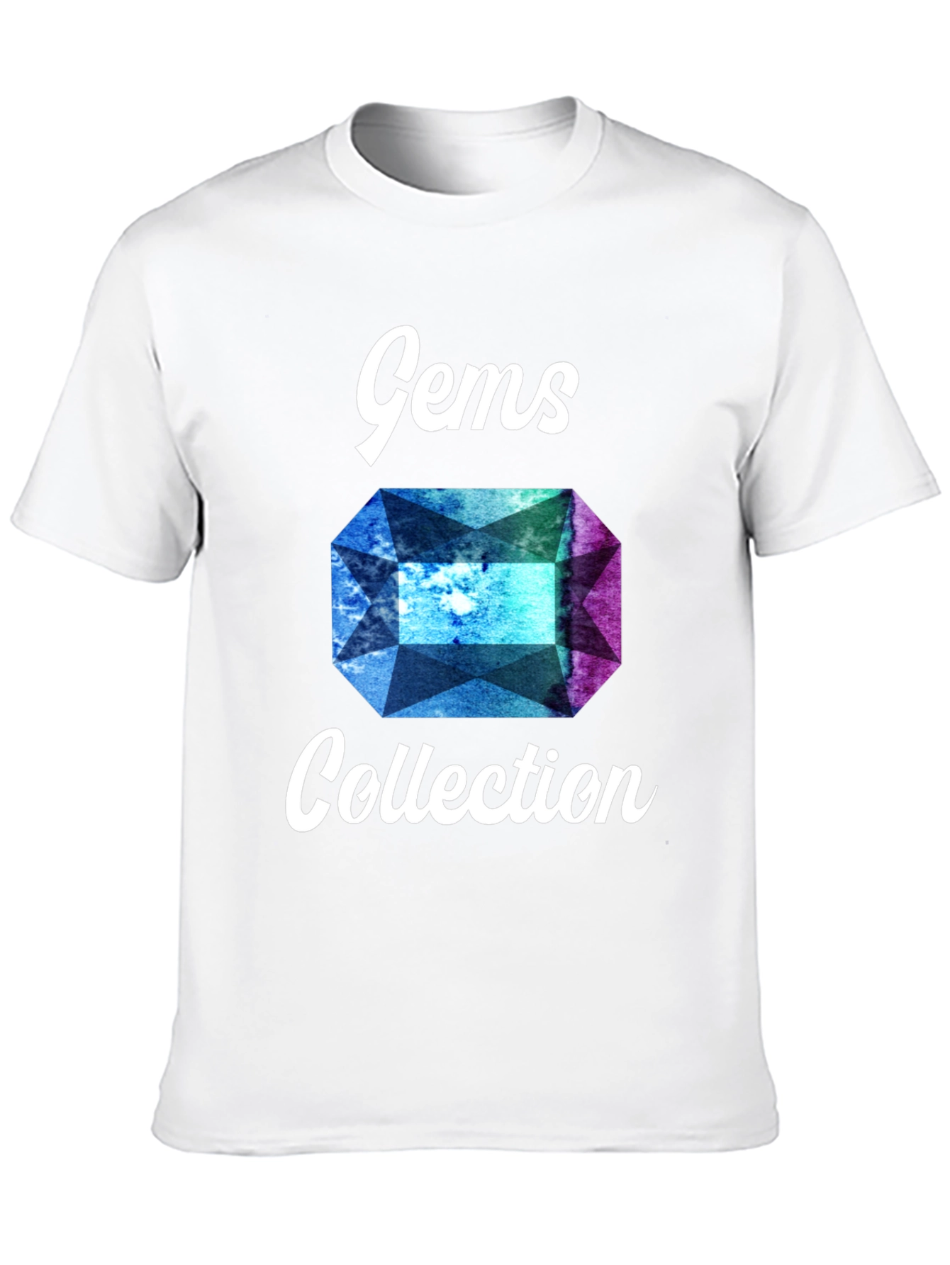 Gems Collection Graphic Tee - Stylish Gemstone Design