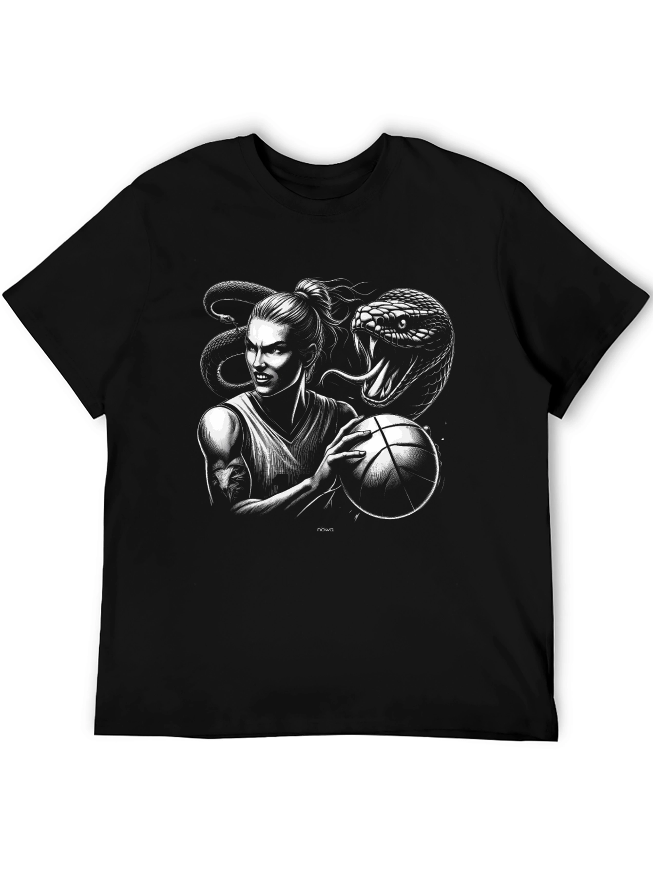 Kobe Bryant & Snake Graphic T-Shirt