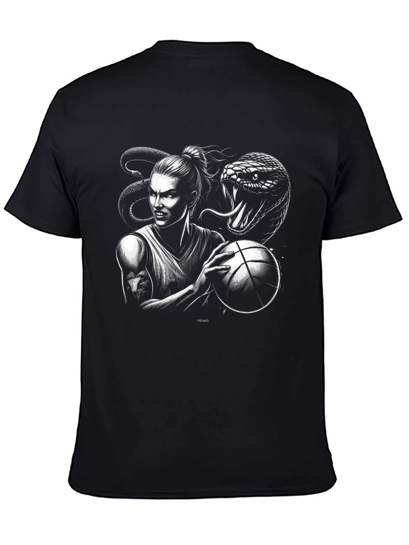 Kobe Bryant & Snake Graphic T-Shirt