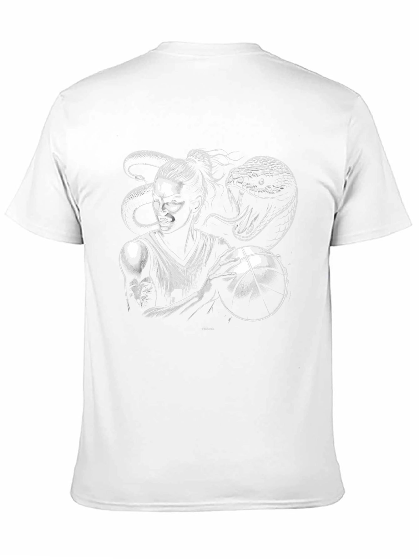 Kobe Bryant & Snake Graphic T-Shirt