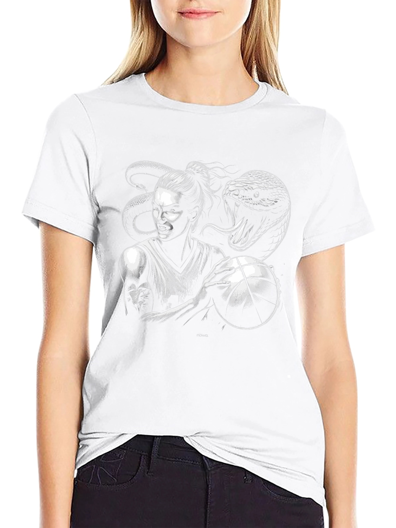 Kobe Bryant & Snake Graphic T-Shirt
