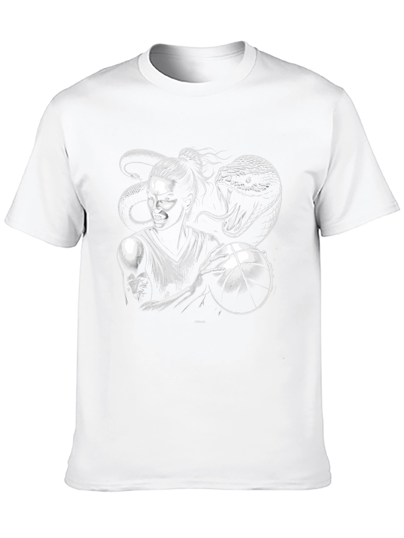 Kobe Bryant & Snake Graphic T-Shirt
