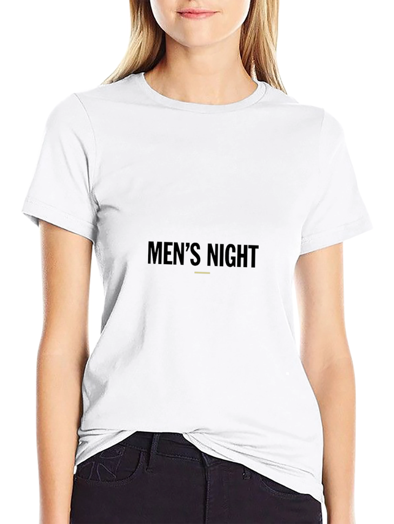 Mens Night Black T-Shirt