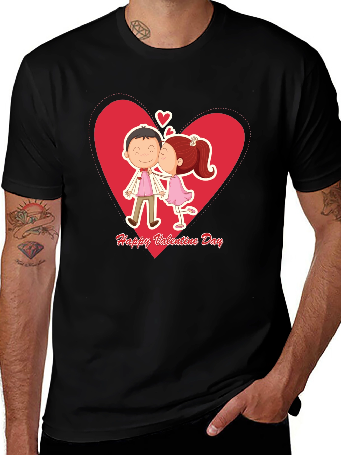 Valentines Day Couple Graphic Tee