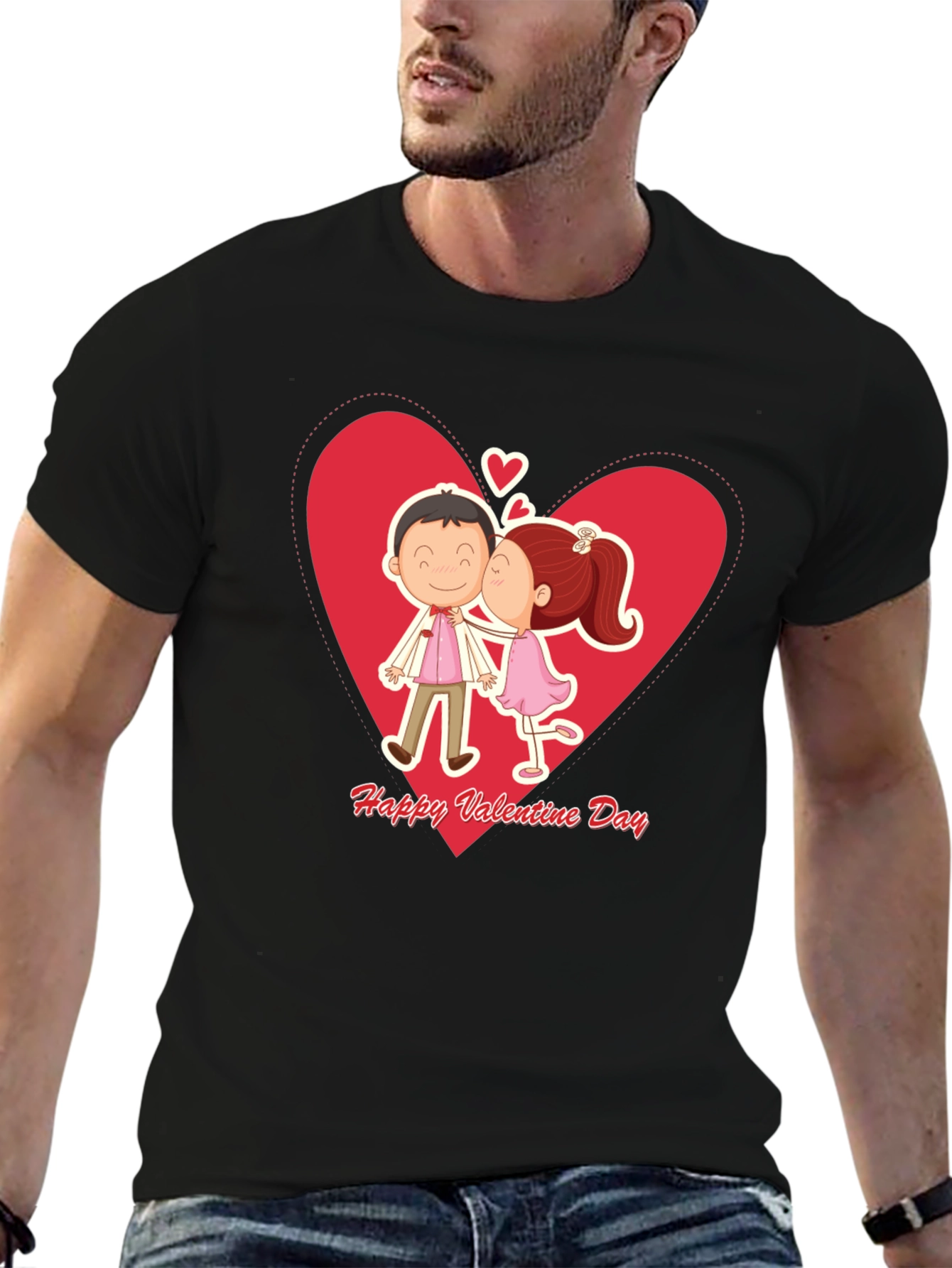 Valentines Day Couple Graphic Tee