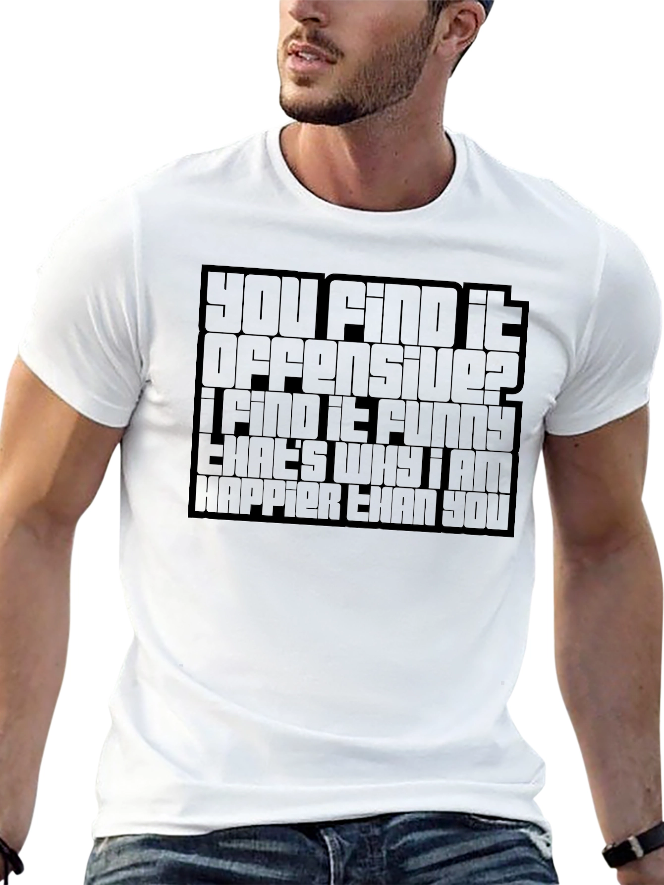 Offensive Humor Graphic T-Shirt