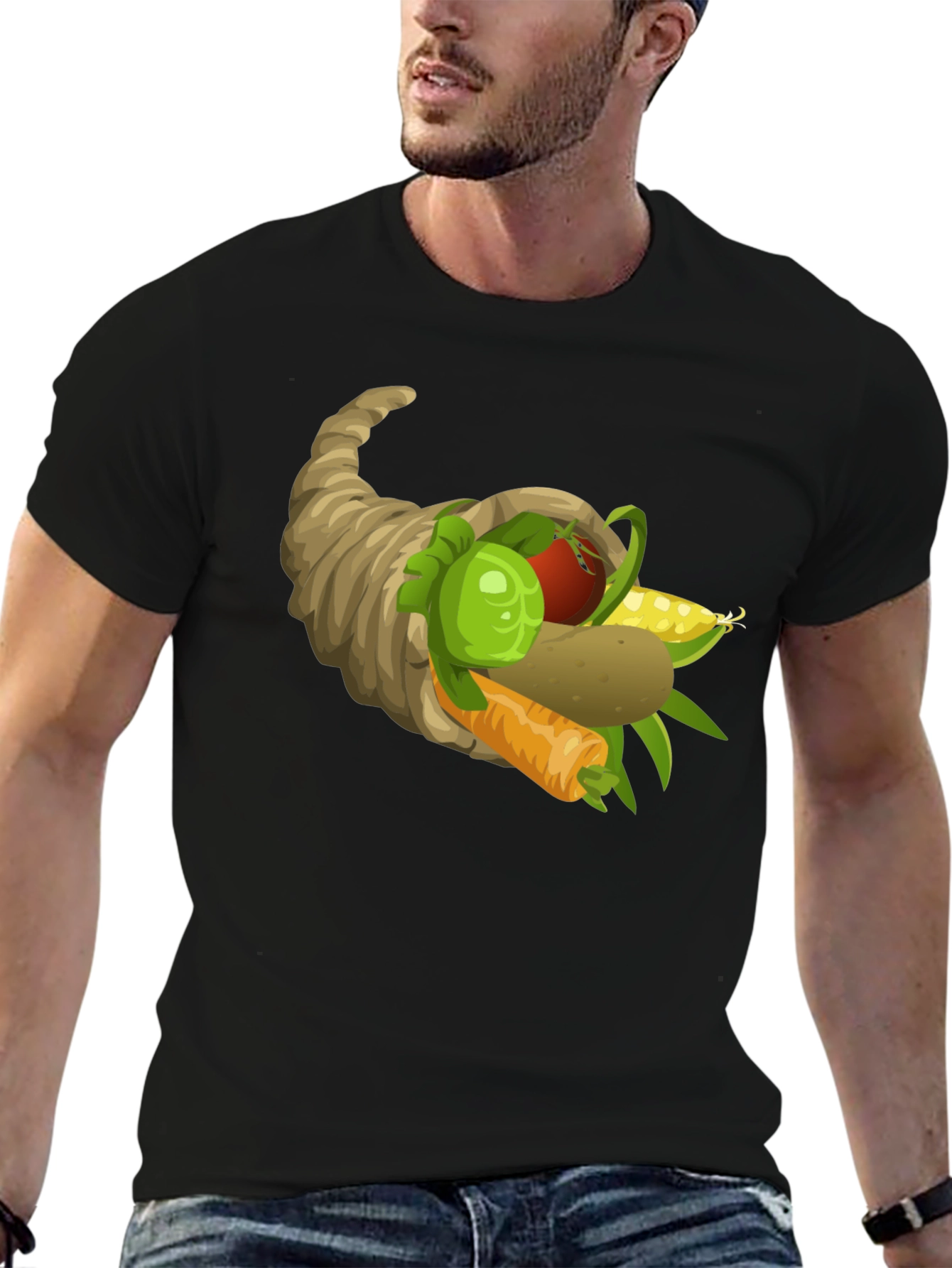 Cornucopia Graphic Tee - Harvest Time!