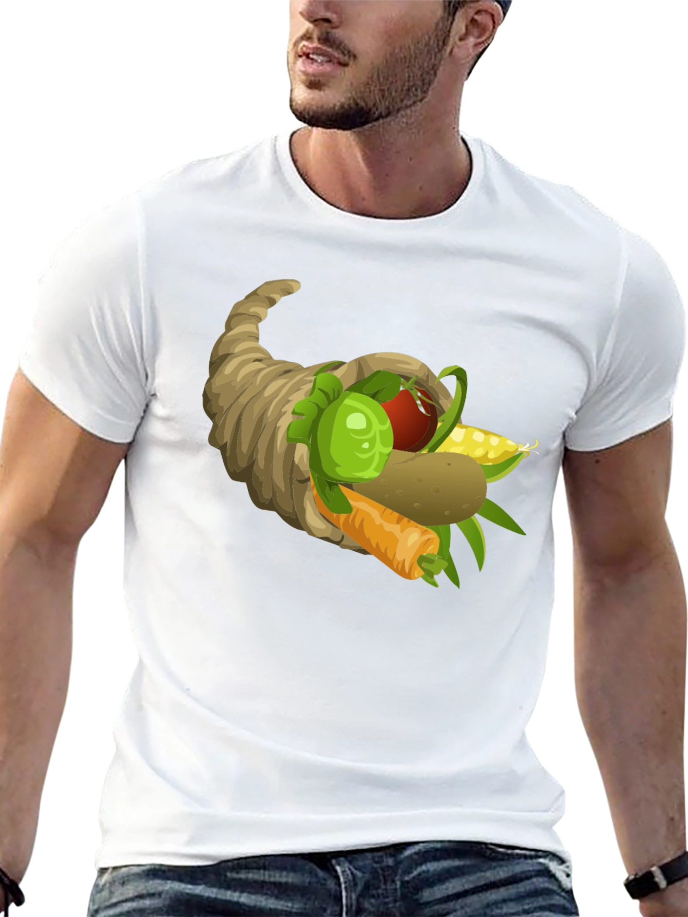 Cornucopia Graphic Tee - Harvest Time!