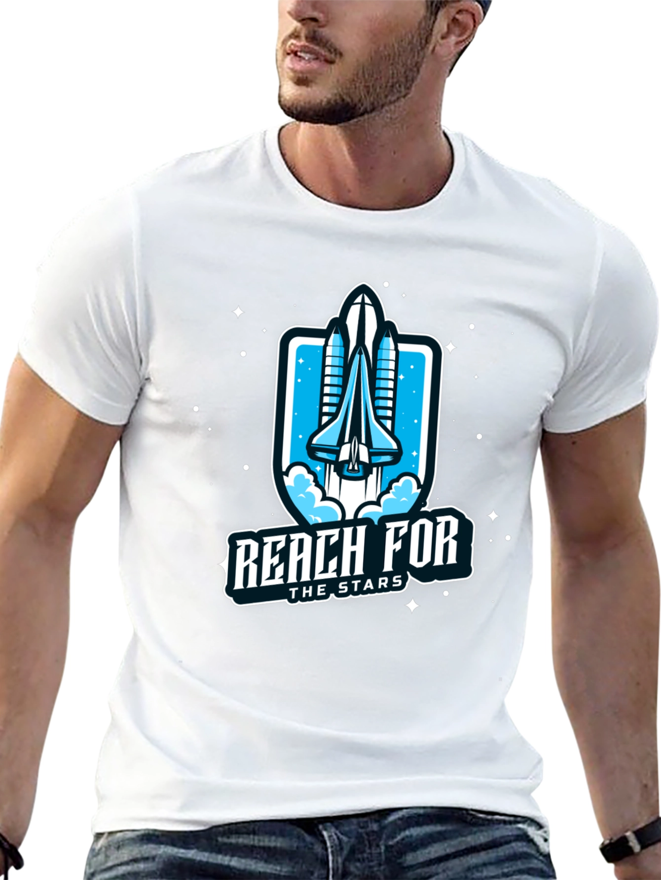 Reach for the Stars Space Shuttle T-Shirt