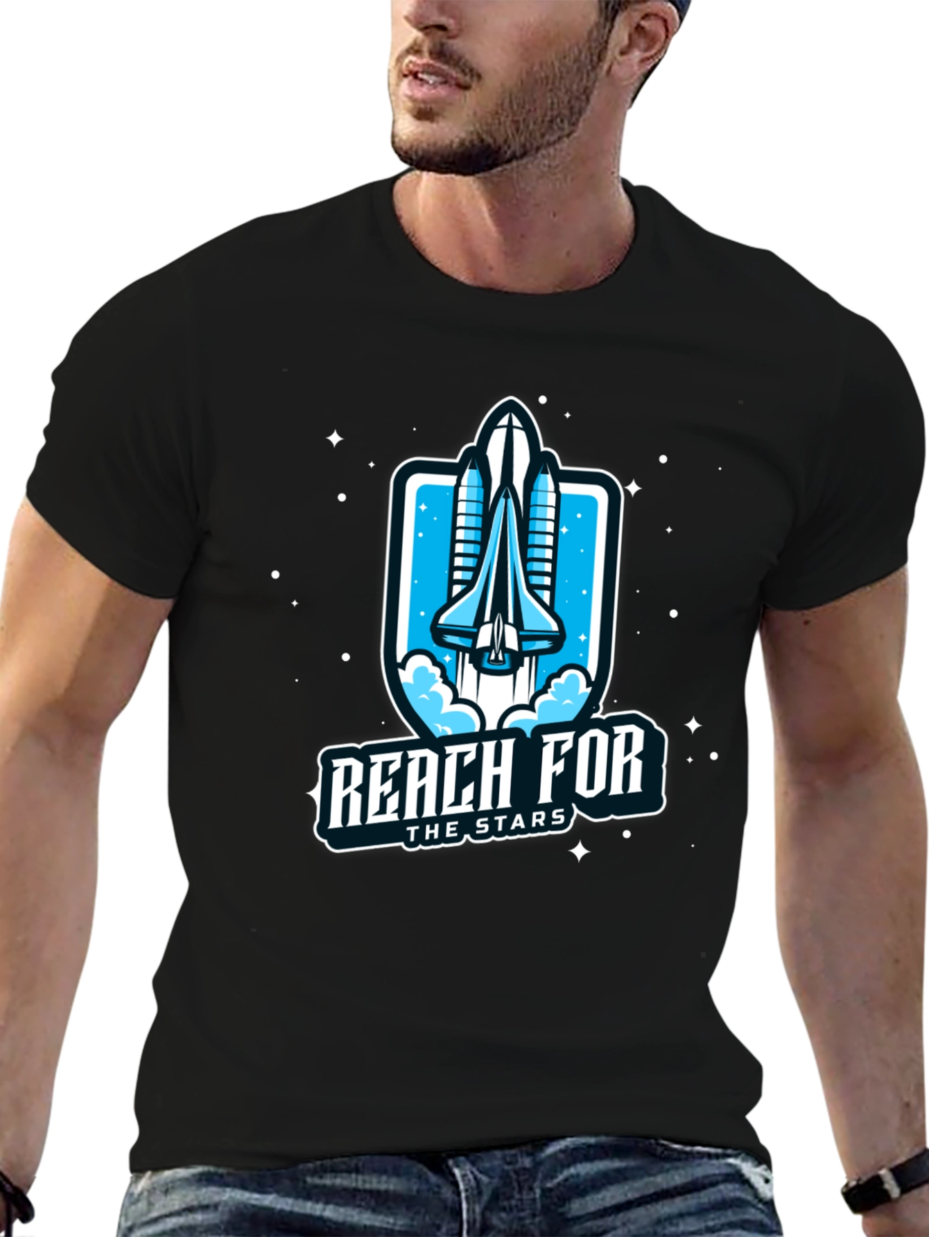 Reach for the Stars Space Shuttle T-Shirt
