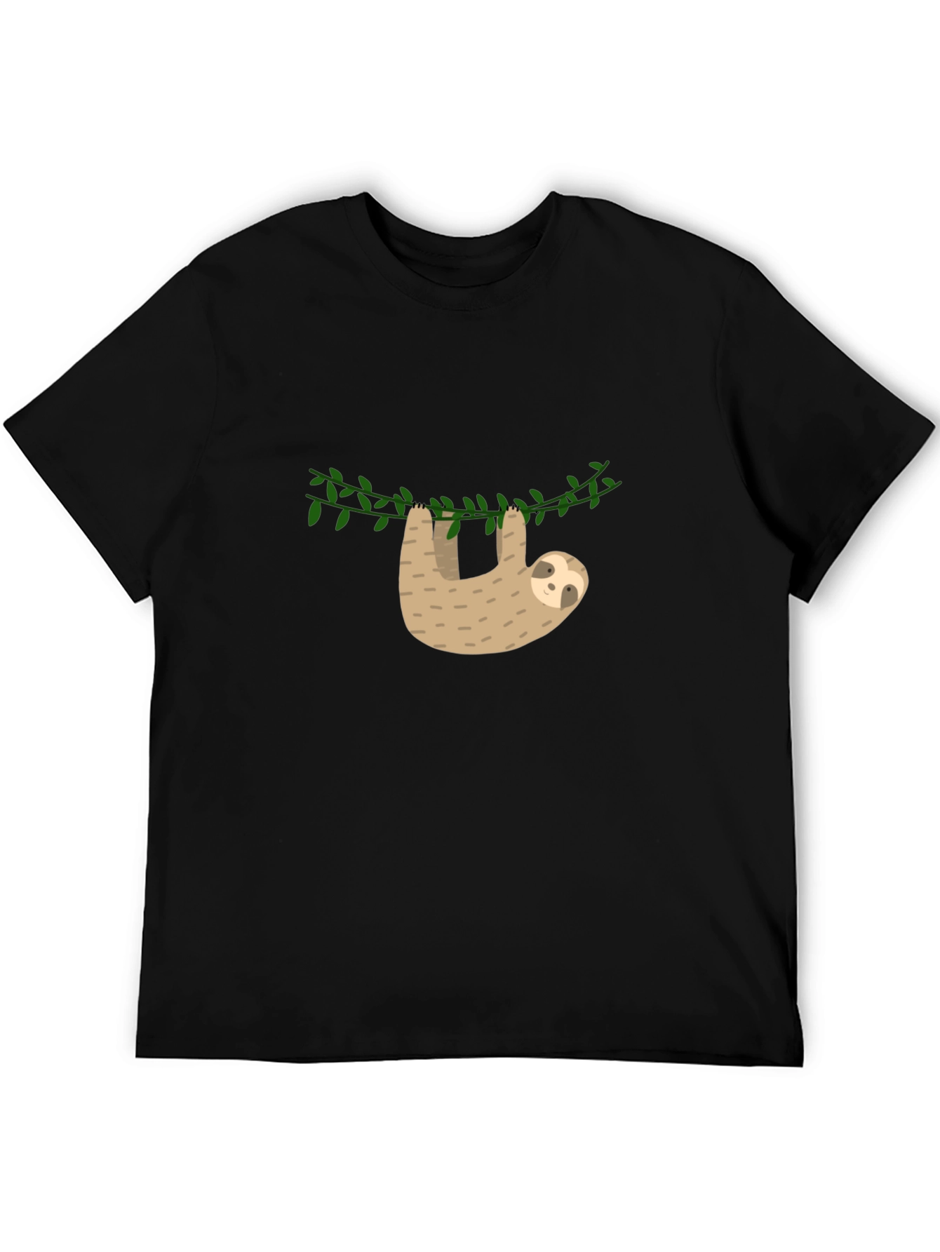 Sloth Hangin Around Graphic Tee - Casual Comfort