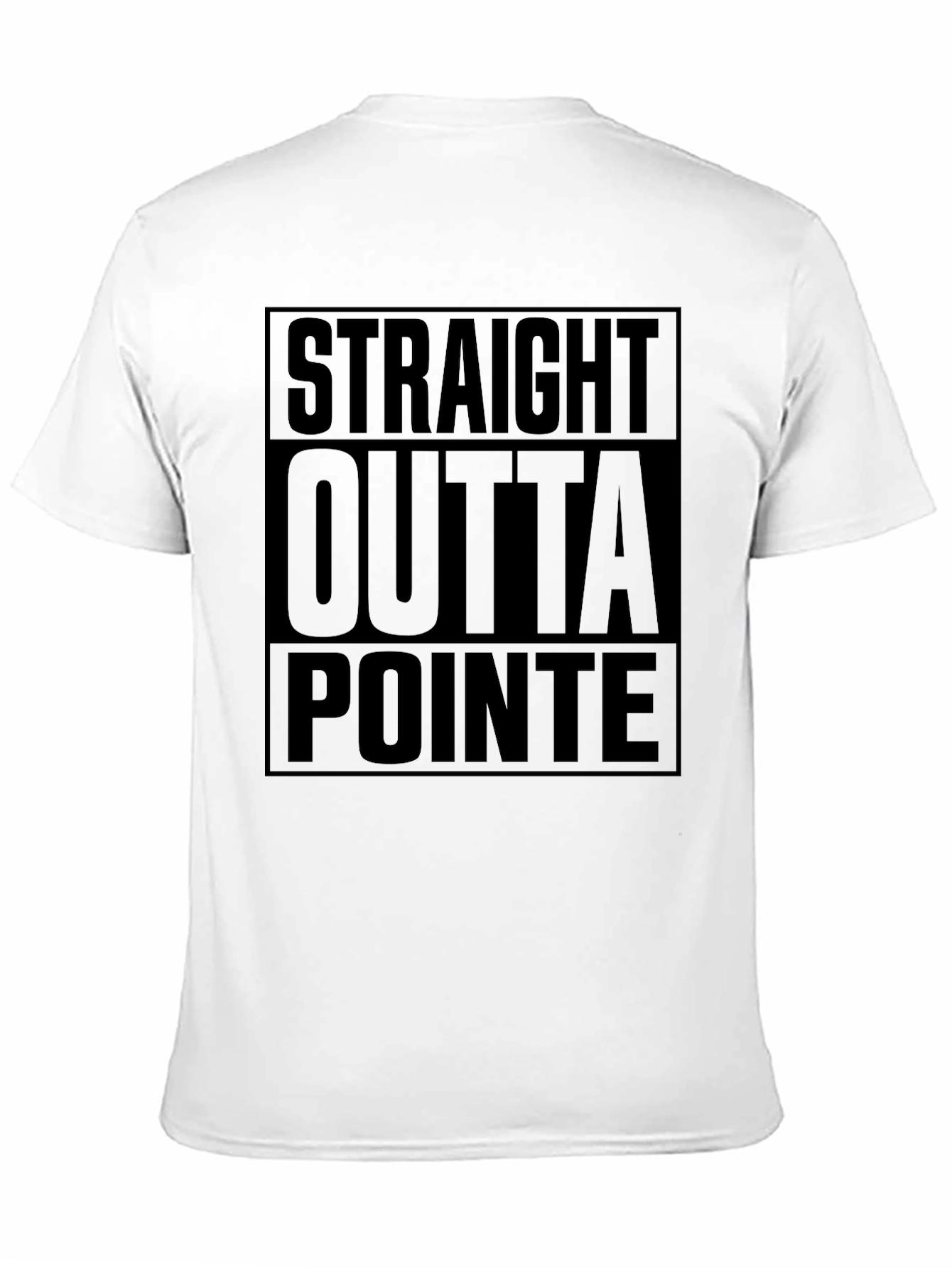 Straight Outta Pointe Black T-Shirt