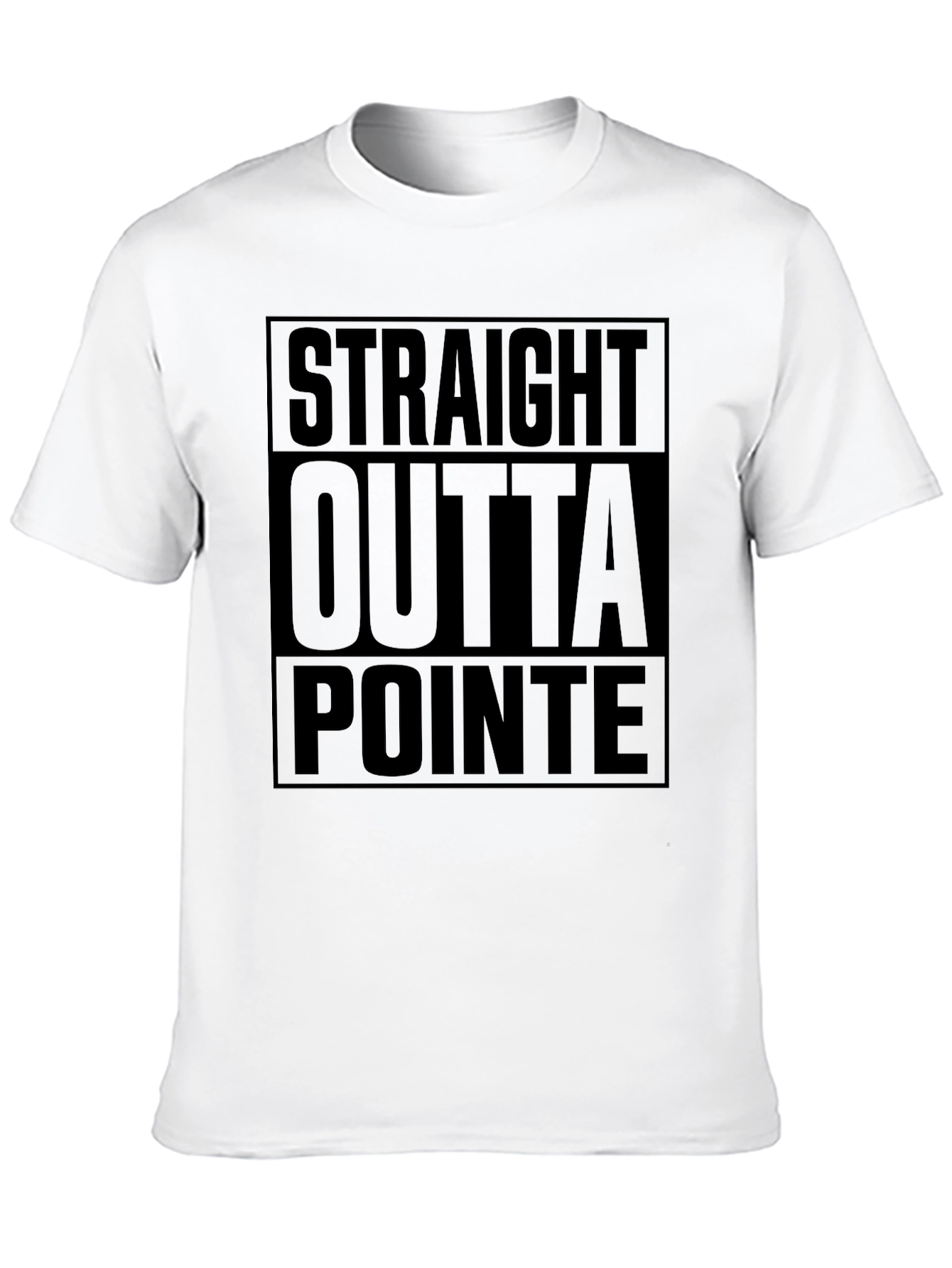 Straight Outta Pointe Black T-Shirt