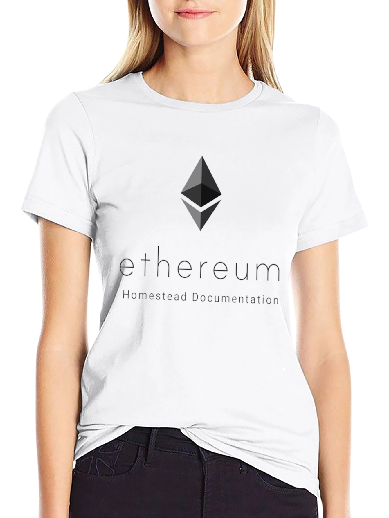 Ethereum Logo Black T-Shirt