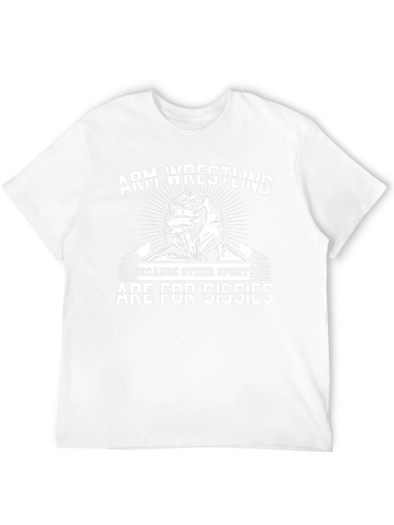 Arm Wrestling Sissies Graphic T-Shirt