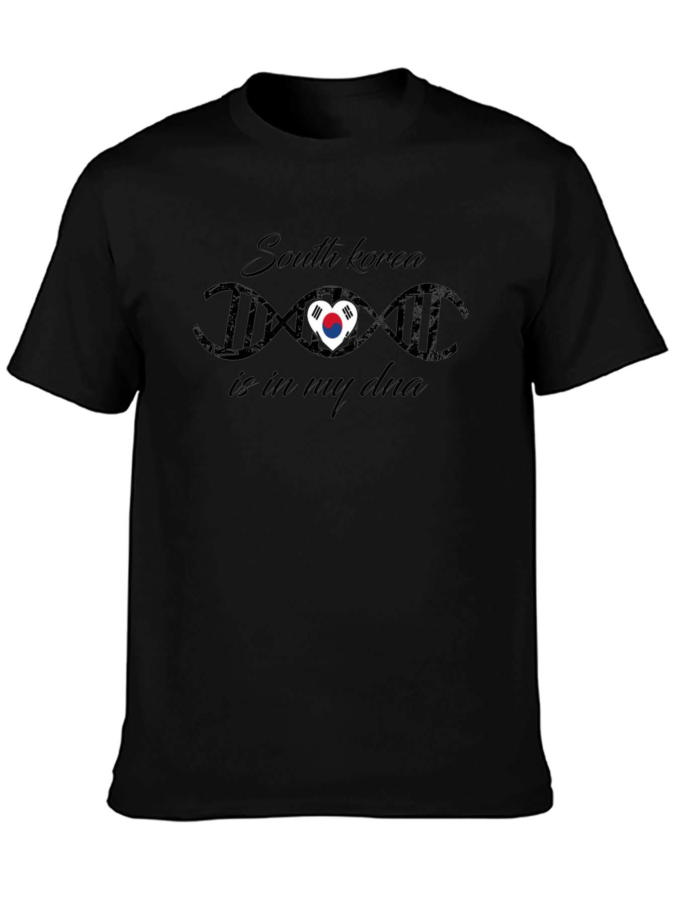 South Korea DNA Heart T-Shirt