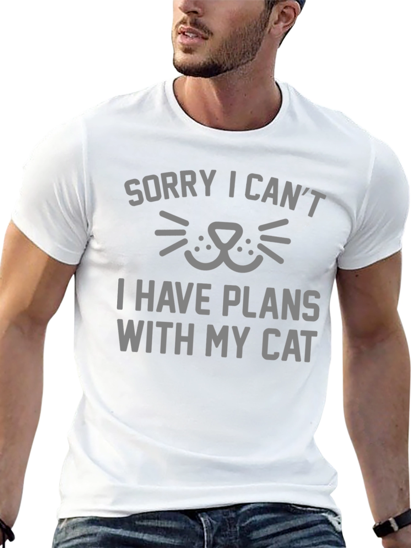 Sorry I Cant Plans With My Cat T-Shirt