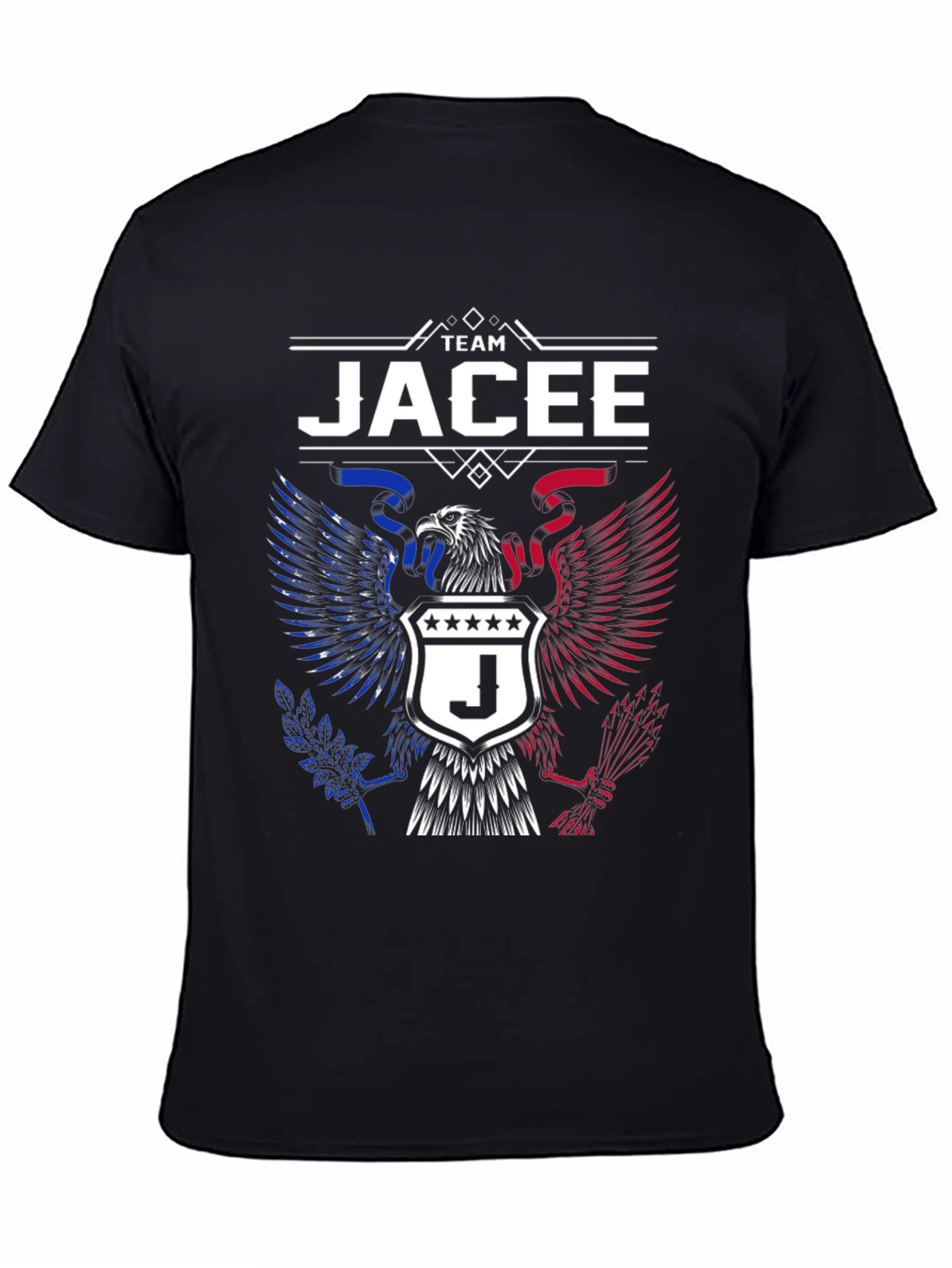 Team Jacee Eagle Graphic T-Shirt - Patriotic Tee