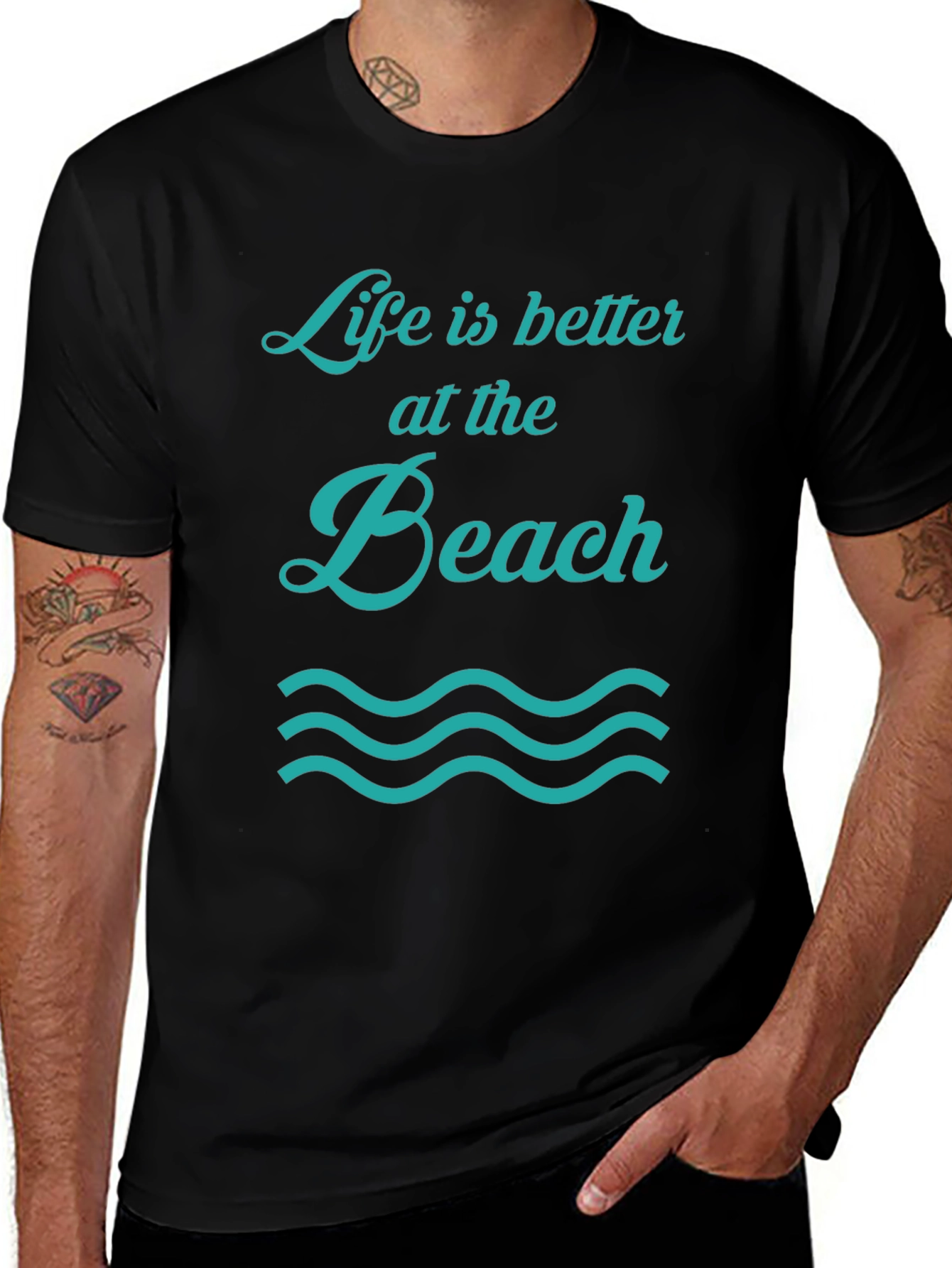 Life is Better at the Beach Graphic T-Shirt