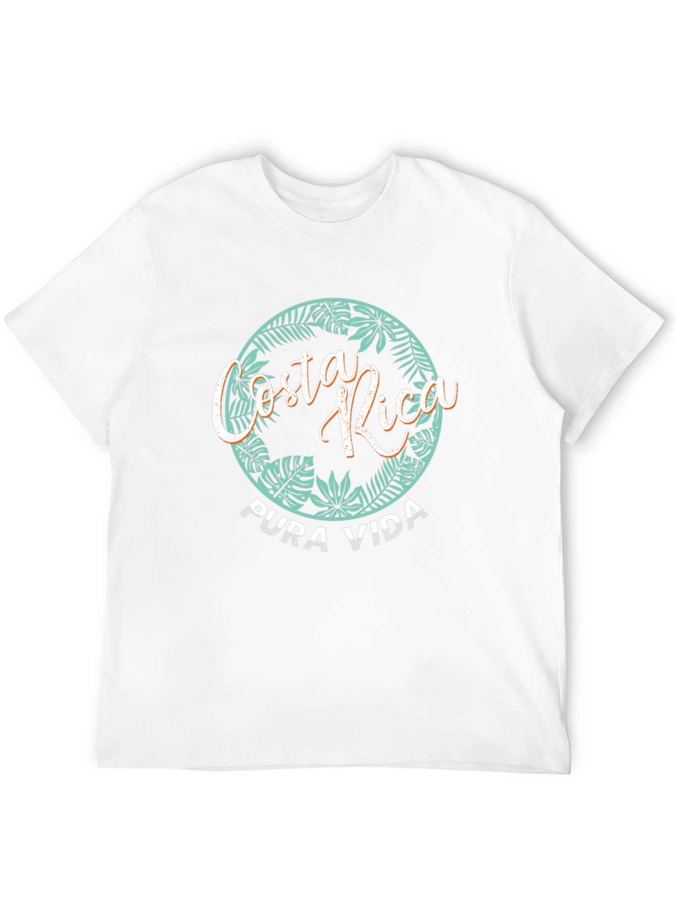 Costa Rica Pura Vida T-Shirt Tropical Graphic Tee