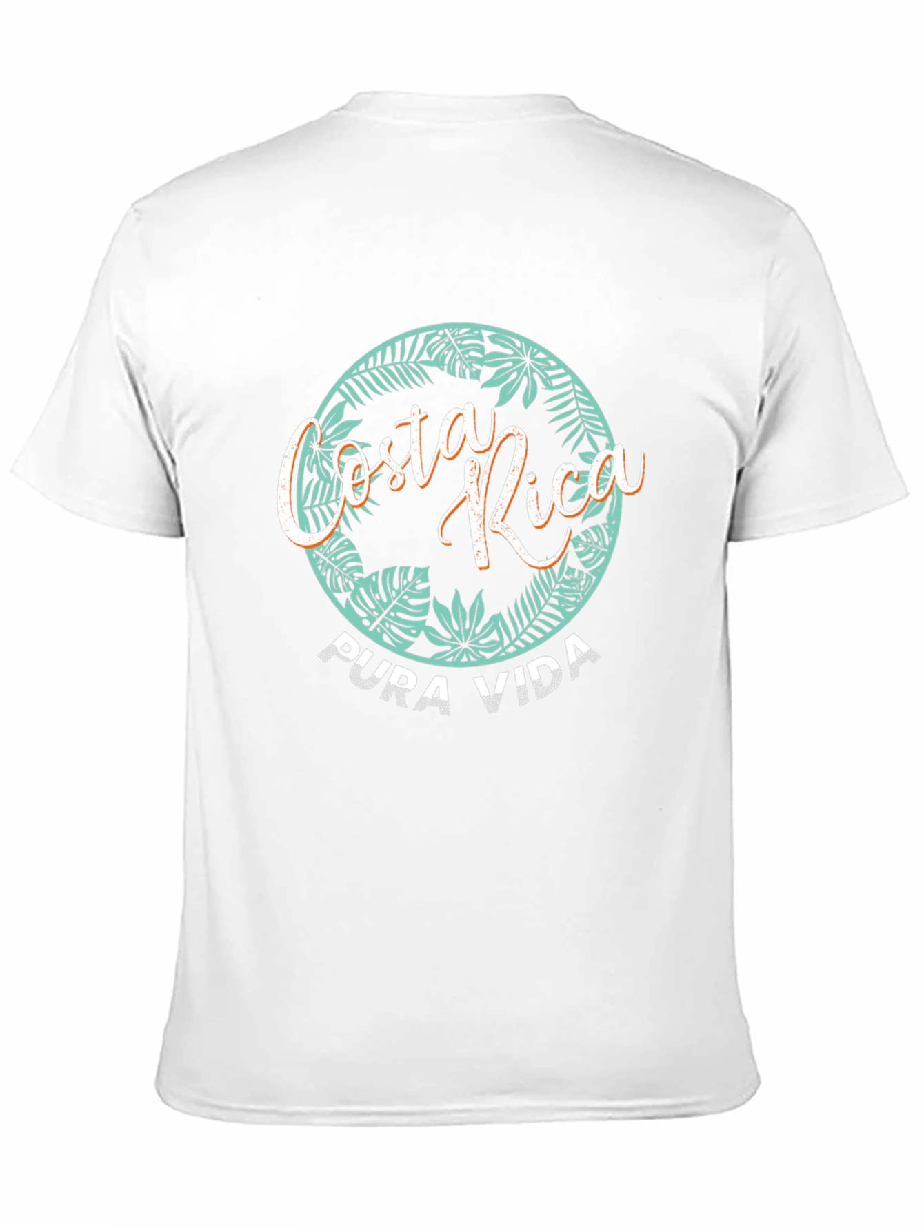Costa Rica Pura Vida T-Shirt Tropical Graphic Tee