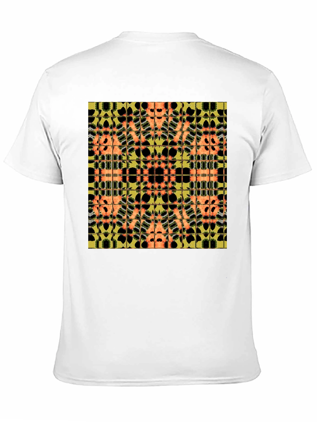 Abstract Pattern Black Tee