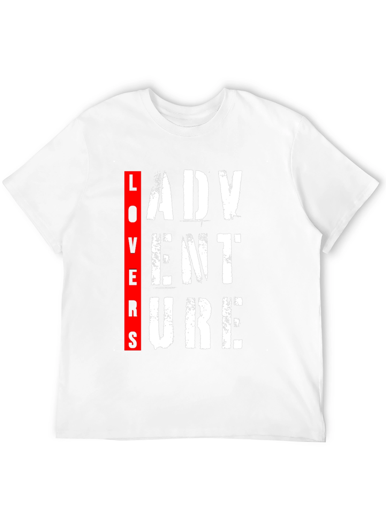 Adventure Lovers T-Shirt - Black Graphic Tee