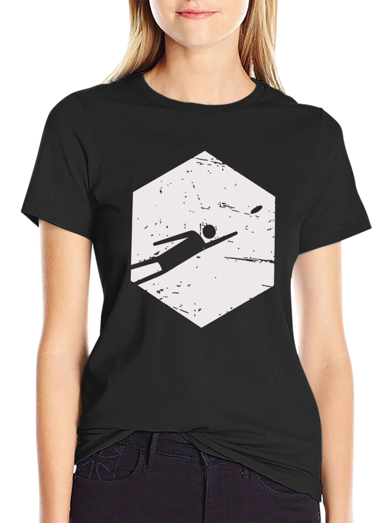 Ultimate Frisbee Catch Graphic Tee