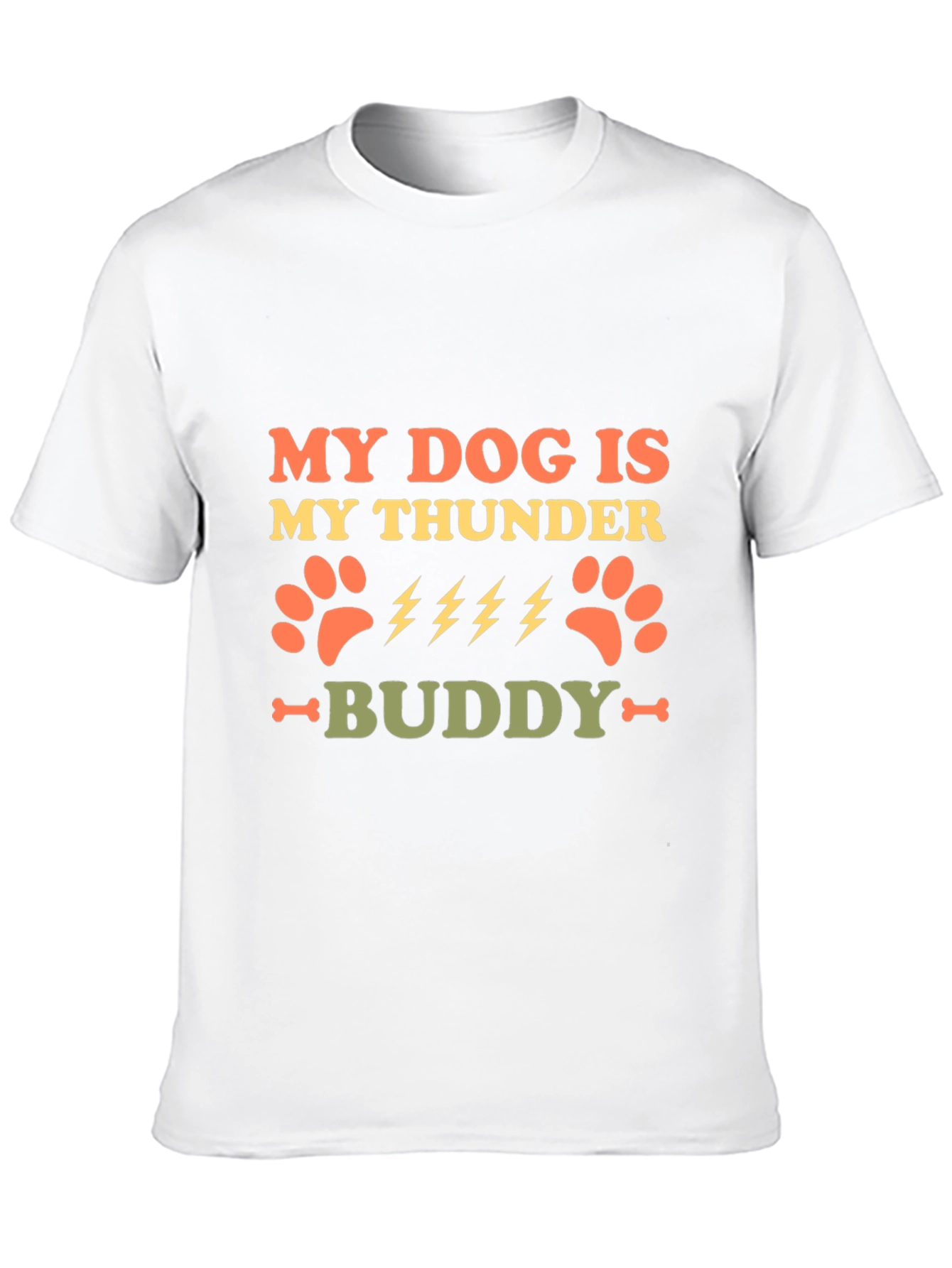 My Dog Is My Thunder Buddy Graphic Tee