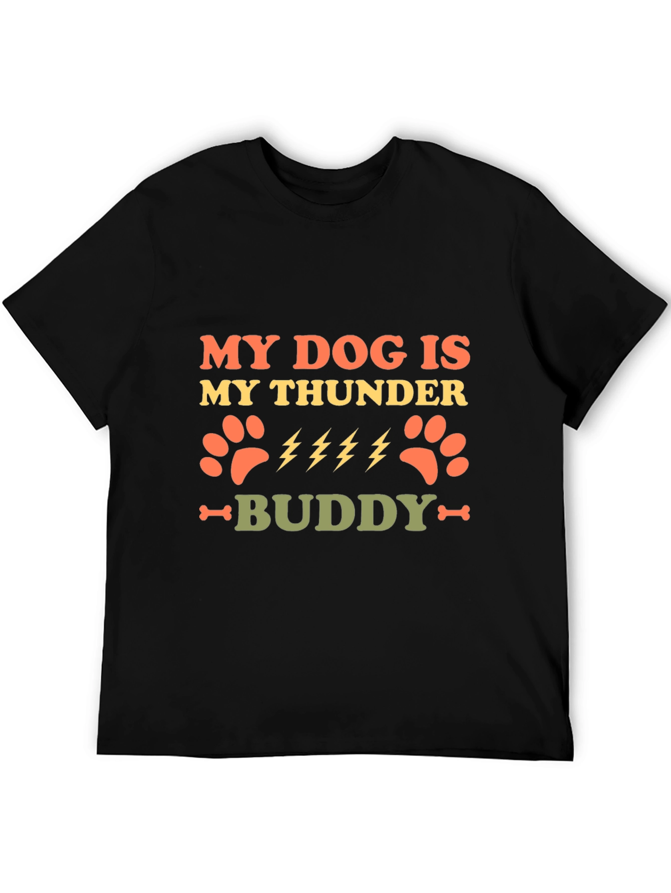 My Dog Is My Thunder Buddy Graphic Tee