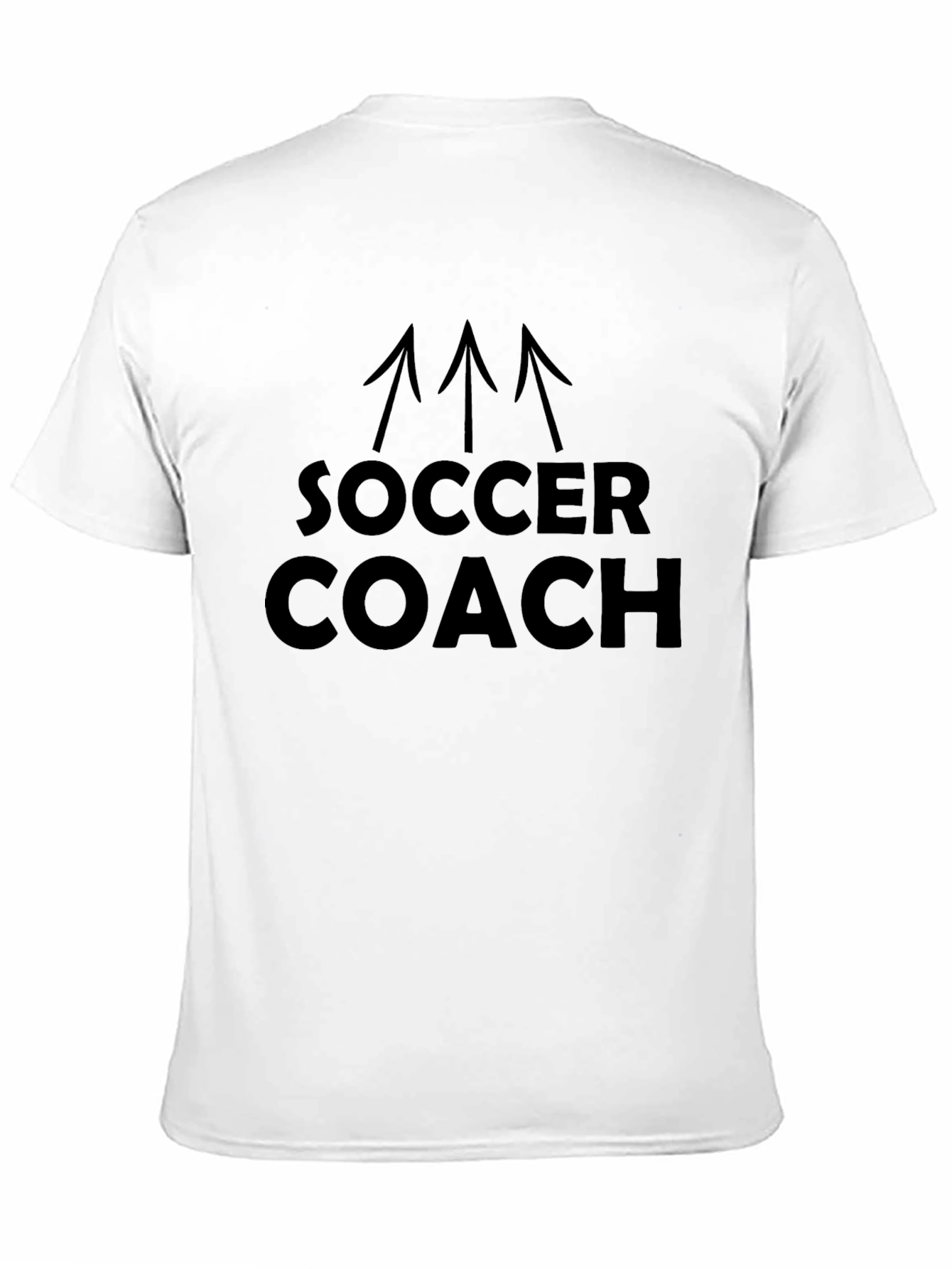 Soccer Coach Graphic Tee - Black