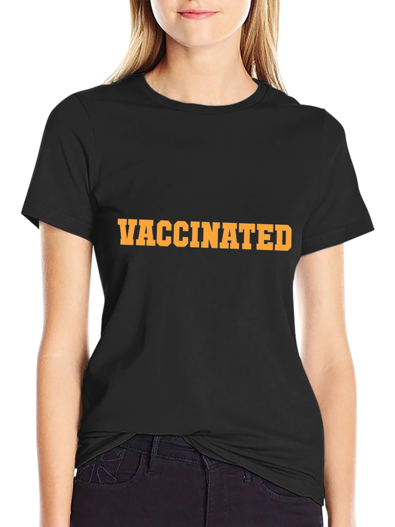 Vaccinated T-Shirt - Show Your Status in Style!