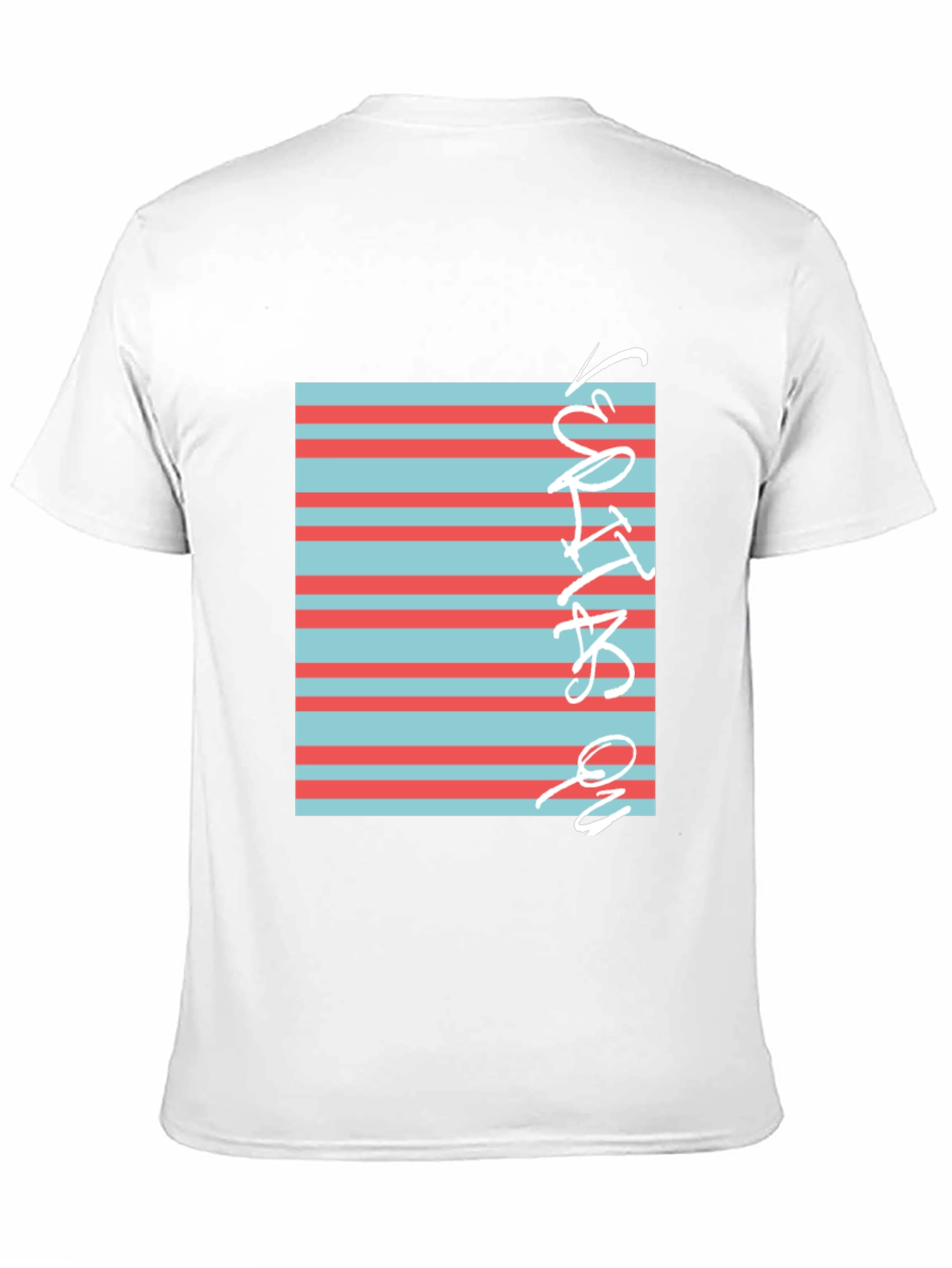 Striped Graphic Tee - Cool Casual Style